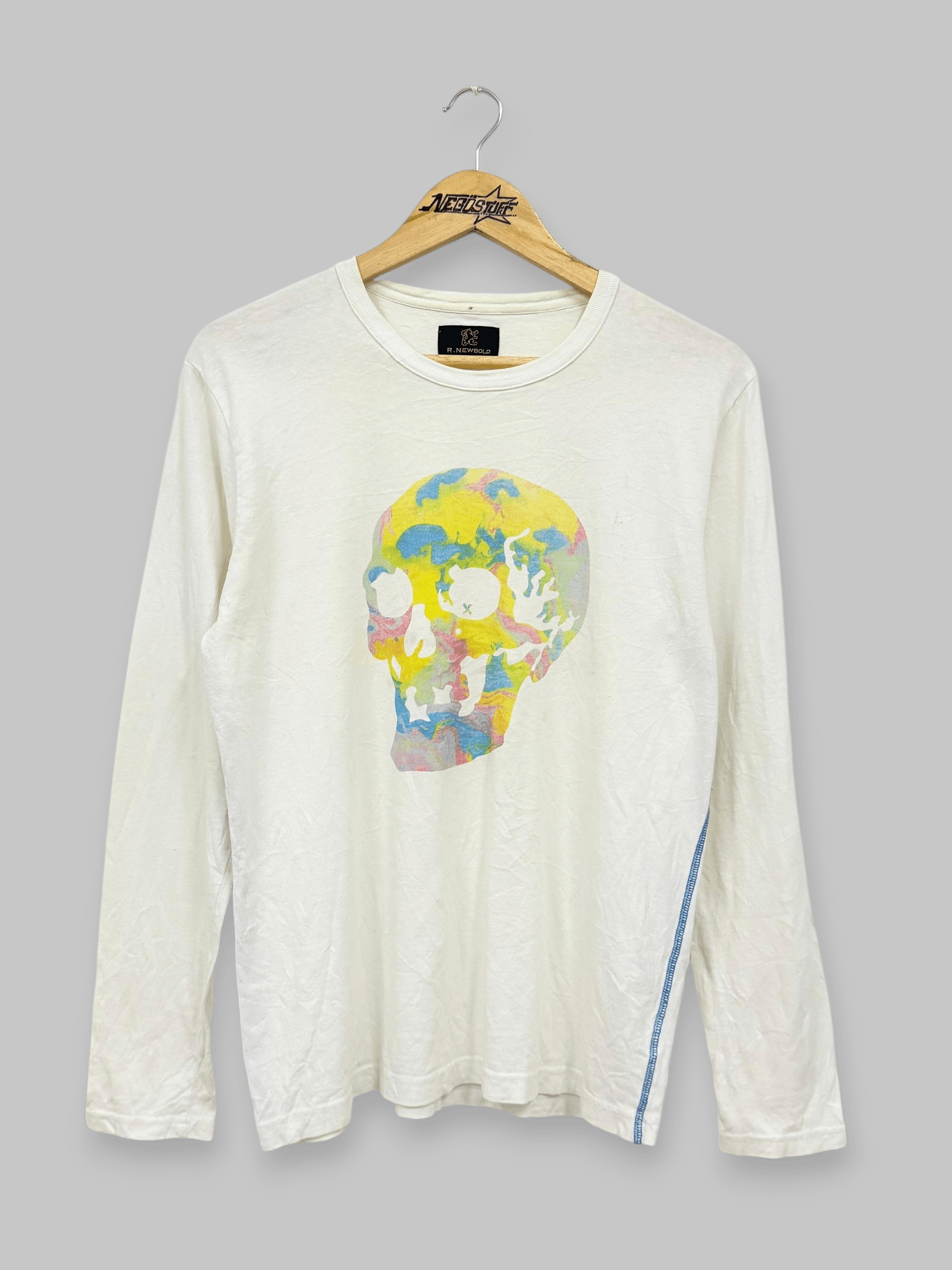 R.Newbold R.Newbold Paul Smith Skull longsleeve tee streetwear Size US L / EU 52-54 / 3 - 1 Thumbnail