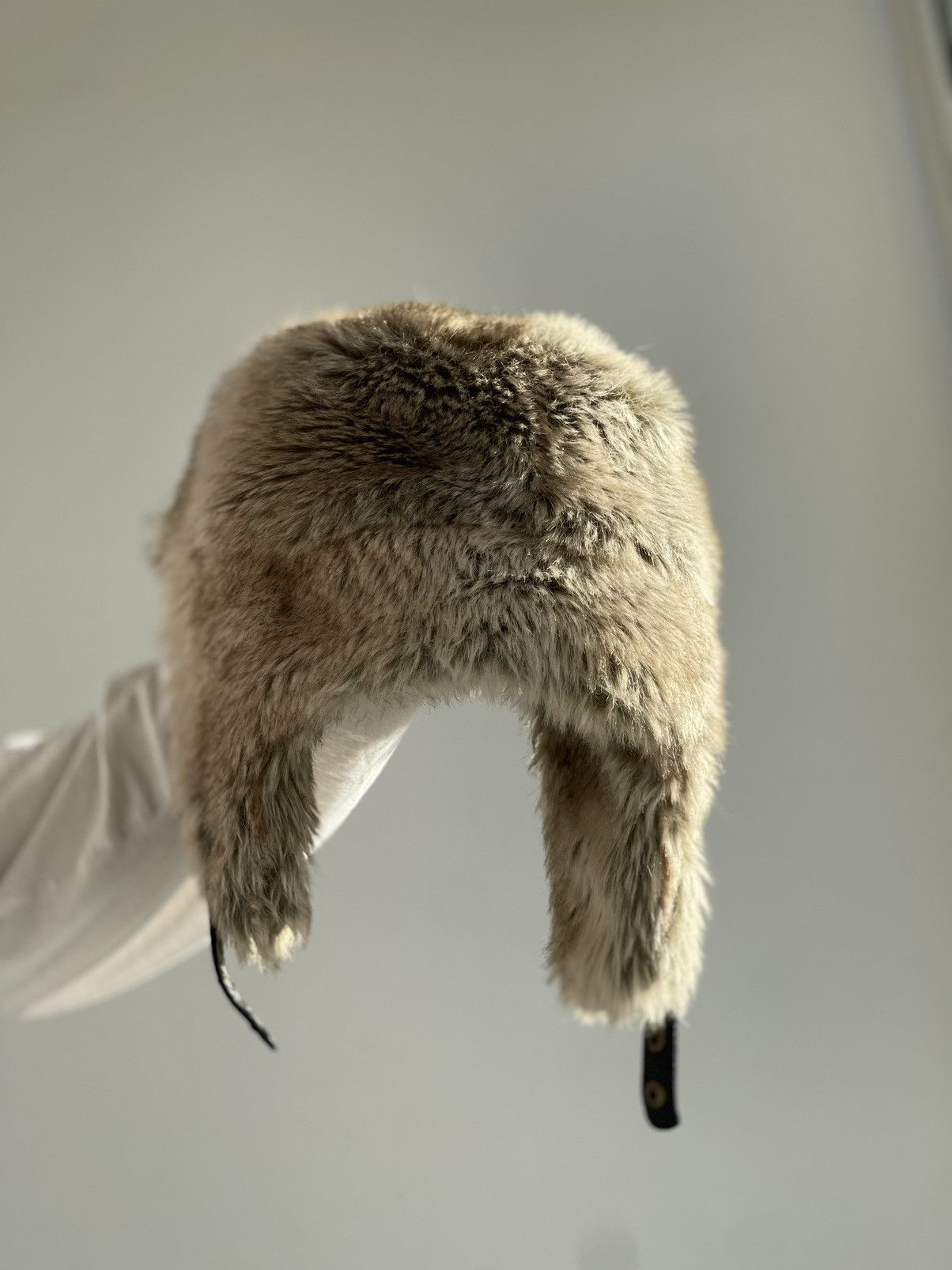 Vintage Vintage fuzzy mohair japanese ushanka hat avant garde Size ONE SIZE - 7 Thumbnail