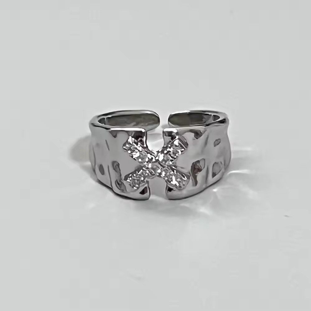 Japanese Brand Shiny Star Irregular Crystal Rings Size ONE SIZE - 1 Thumbnail