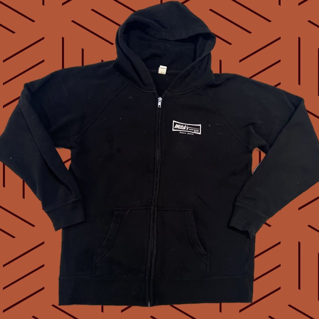 Vintage VINTAGE Mitch’s Surf Shop Logo Solana Beach Zip-Up Hoodie Small Black Men's Hoodie Size US S / EU 44-46 / 1 - 1 Thumbnail