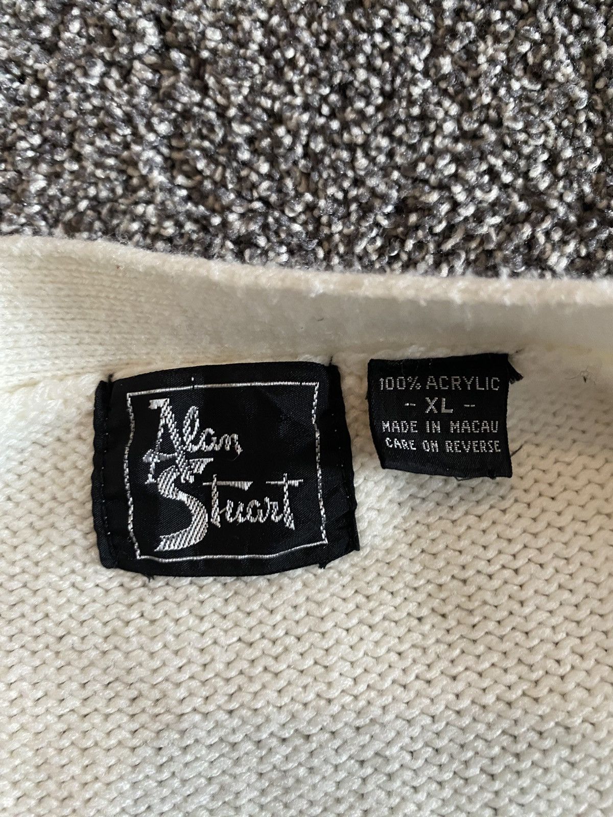 Other Vintage Alan Stuart Knit Button Down Cardigan Size XL Size US XL / EU 56 / 4 - 5 Thumbnail