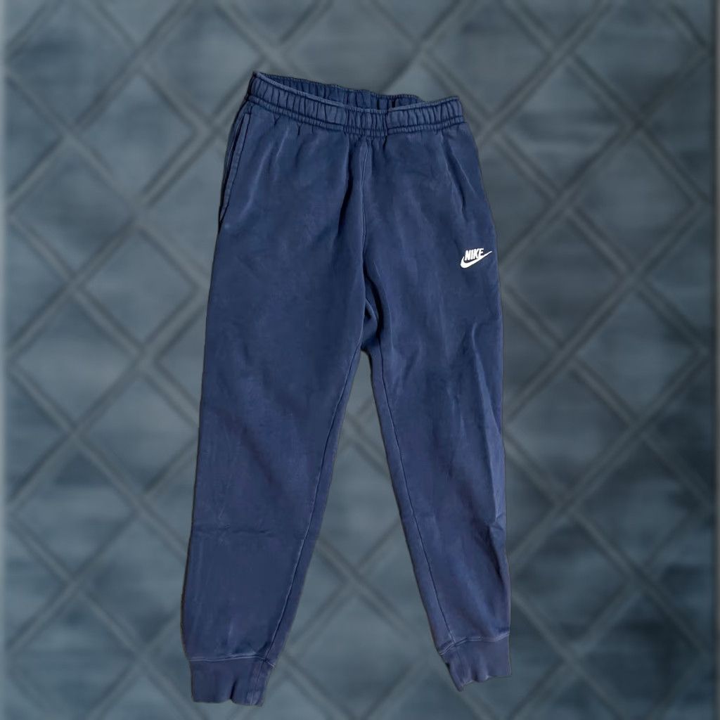 Nike Nike Fleece Joggers Solid Blue Mens Size XS Swoosh 826431 Size US XS / EU 42 / 0 - 1 Thumbnail