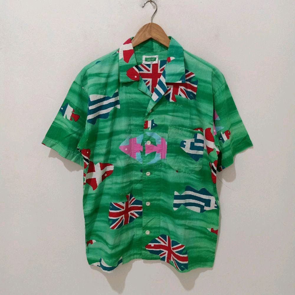 United Colors Of Benetton United Colors of Benetton Hawaiian Shirt Size US L / EU 52-54 / 3 - 1 Thumbnail