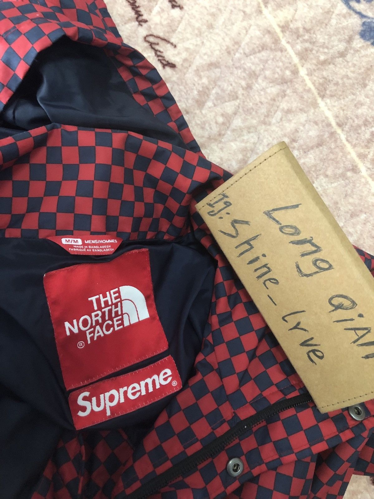 Supreme × The North Face Supreme the north face tnf red checkered pullover jacket Size US M / EU 48-50 / 2 - 7 Thumbnail