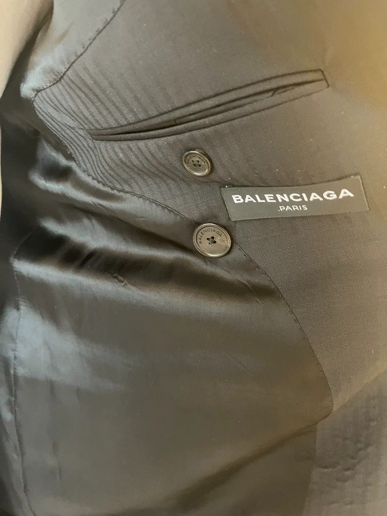 Balenciaga Balenciaga Men's Casual Lapel Double-Breasted Padded Shoul Size US M / EU 48-50 / 2 - 8 Thumbnail