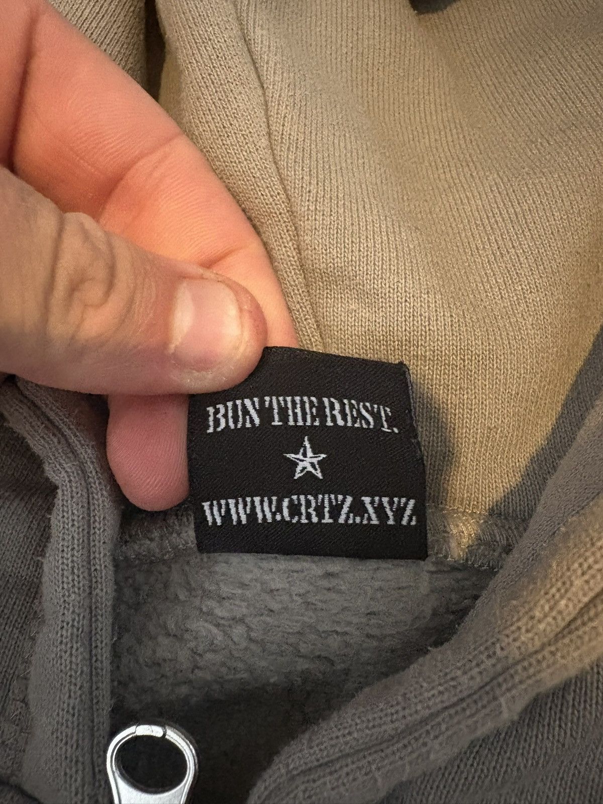 Corteiz Puff print gully grey corteiz zip up Size US S / EU 44-46 / 1 - 7 Thumbnail