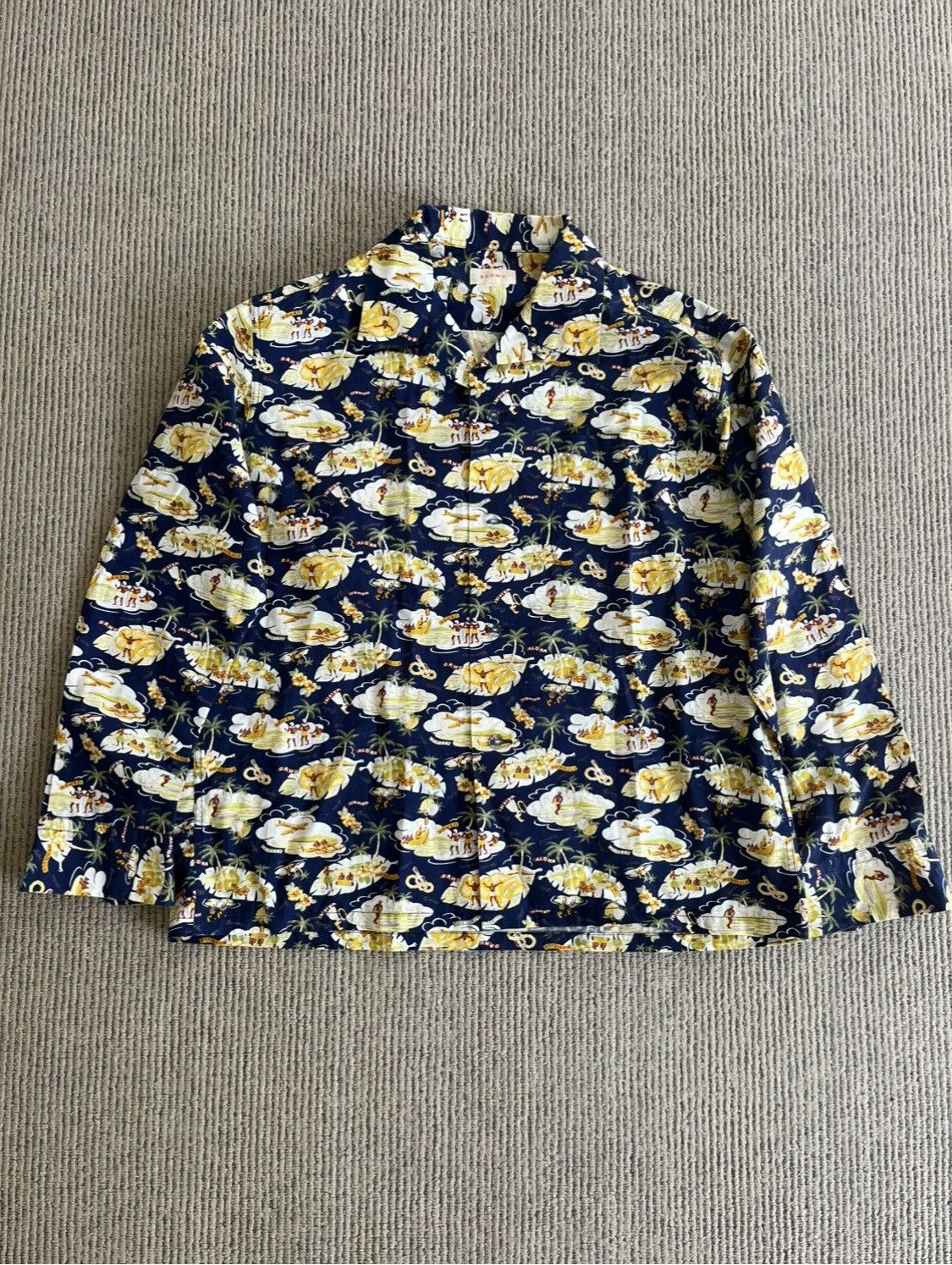 Beams Japan Hawaiian Print Shirt Size US S / EU 44-46 / 1 - 1 Thumbnail