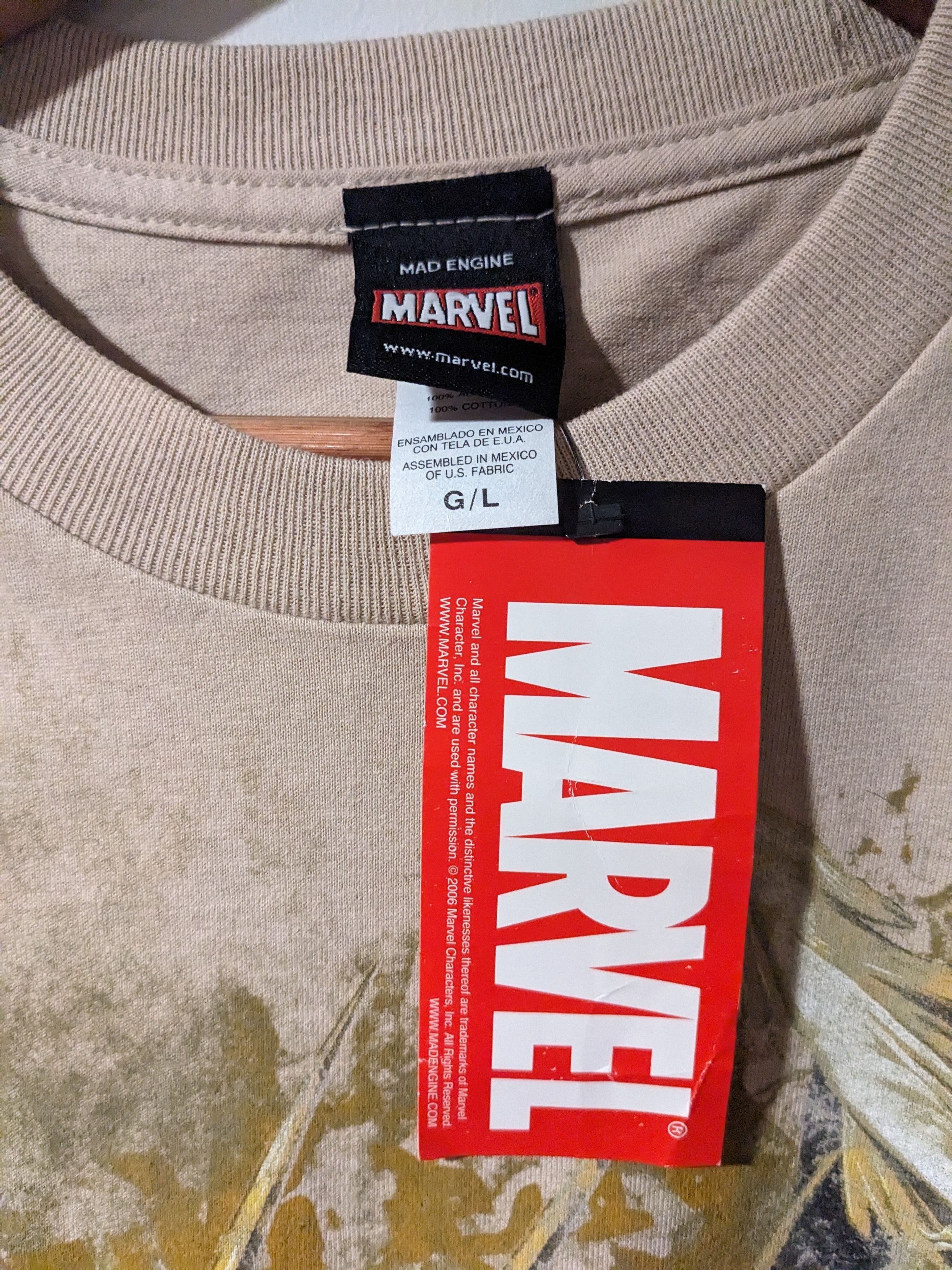 Mad Engine × Marvel Comics × Vintage Vintage 2006 Wolverine X-Men Marvel Mad Engine NWT T-Shirt Size US L / EU 52-54 / 3 - 3 Thumbnail