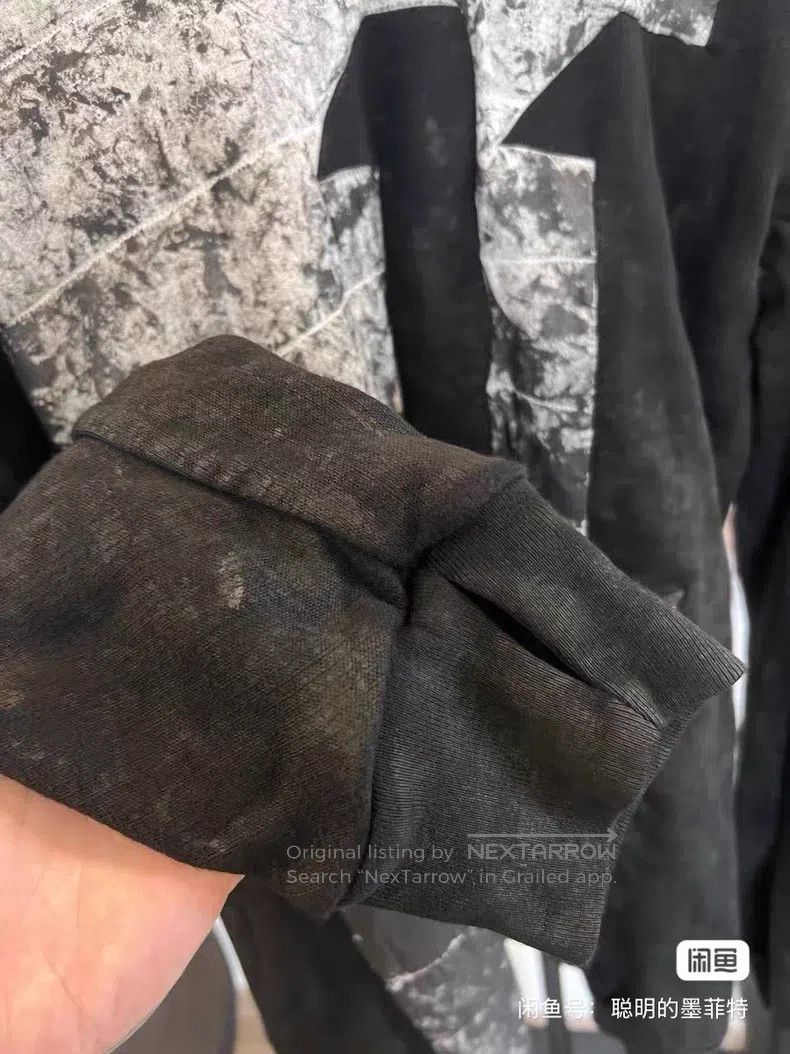 Boris Bidjan Saberi Boris Bidjan Saberi Patchwork Spray Dyeing Distressed Crew Size US L / EU 52-54 / 3 - 4 Thumbnail
