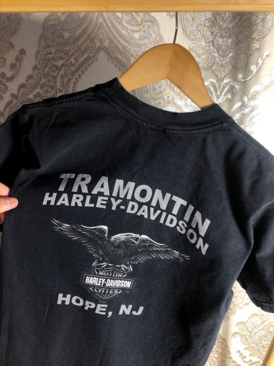 Harley Davidson VINTAGE HARLEY DAVIDSON MOTORCYCLE DOUBLE PRINTED RETRO 90s Size US M / EU 48-50 / 2 - 5 Thumbnail