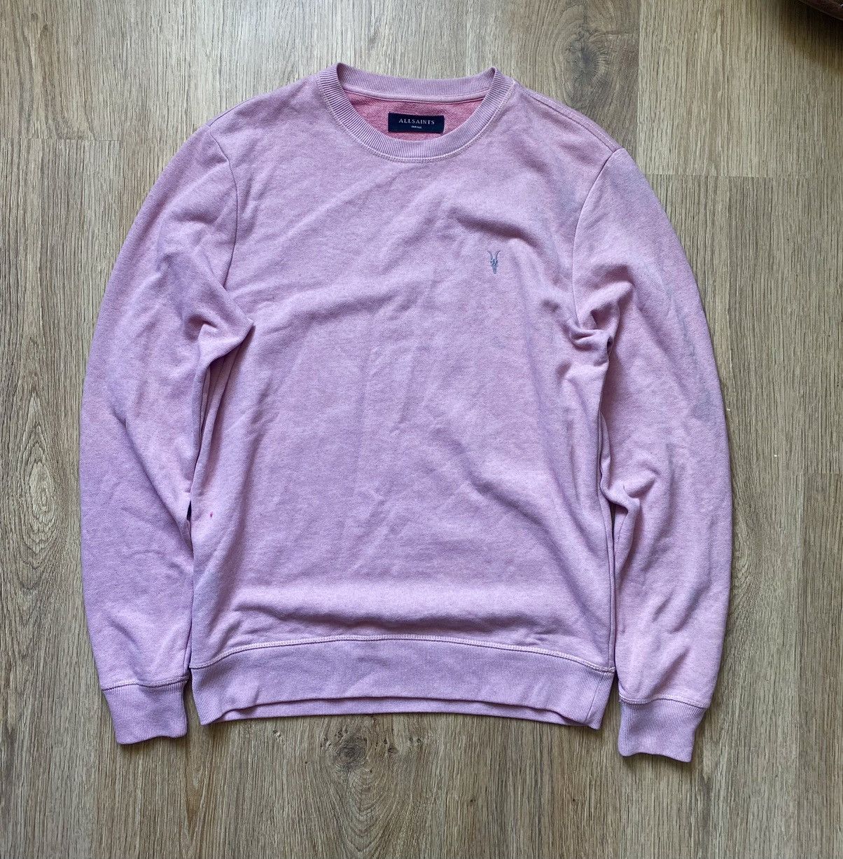 Allsaints × Vintage Vintage Allsaints pink sweatshirt men’s L Size US L / EU 52-54 / 3 - 1 Thumbnail