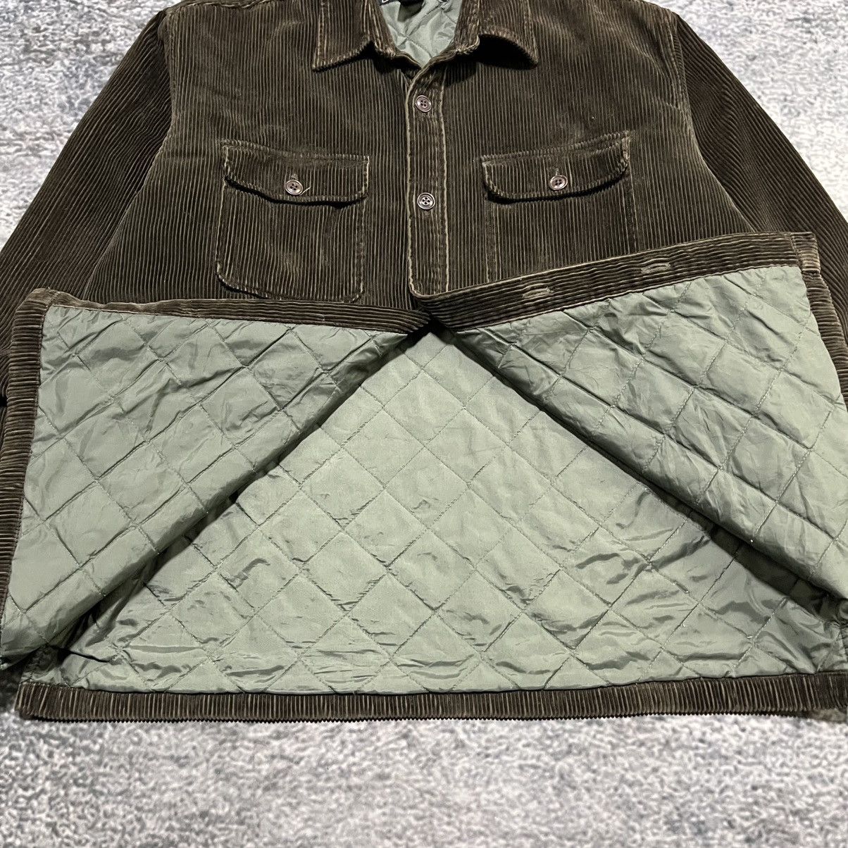Abercrombie & Fitch VINTAGE 90s ABERCROMBIE & FITCH CORDUROY FIELD JACKET LARGE Size US L / EU 52-54 / 3 - 7 Thumbnail