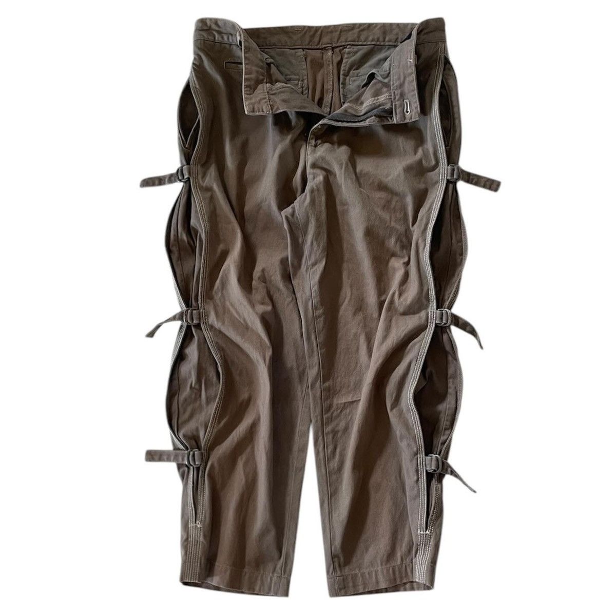 Issey Miyake SS2004 Issey Miyake Sunfaded Bondage Strap Pants Size US 33 - 6 Thumbnail