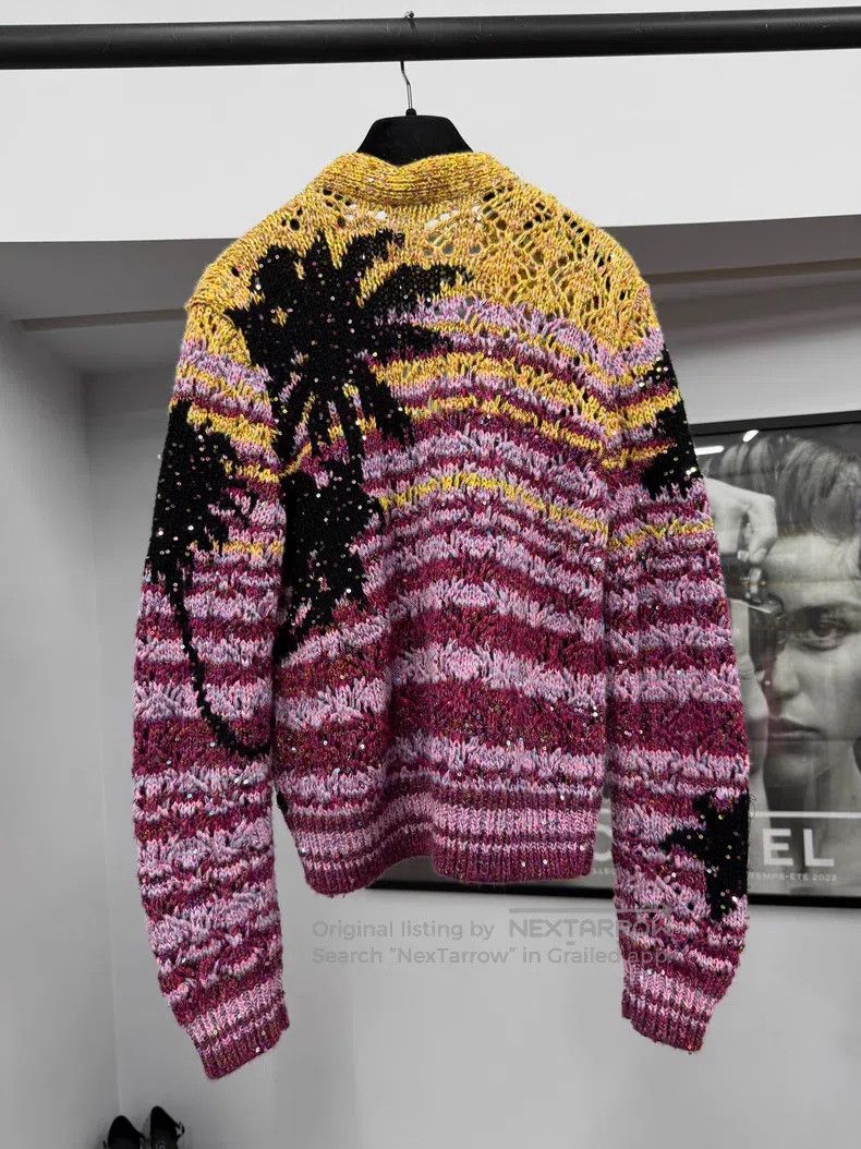 Chanel Chanel 24C Heavy Industry Colour Sequin Knitted Cardigan c Size XXS / US 00 / IT 34 - 3 Thumbnail