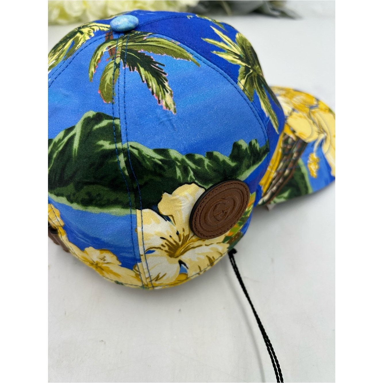 Unisex Gucci, Hawaii print baseball cap size small adjustable made in Italy Unisex Gucci, Hawaii print baseball cap size s adjustable main image 3