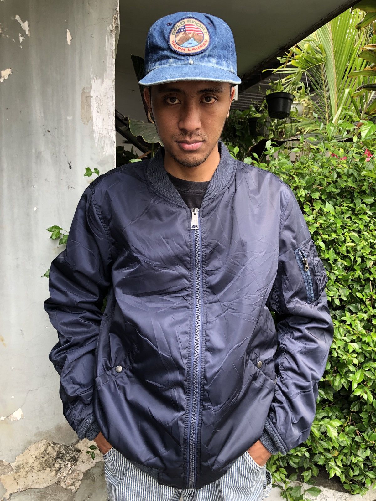 Reversible Avirex Flight Jacket AVIREX MA-1 Flight Jacket Black