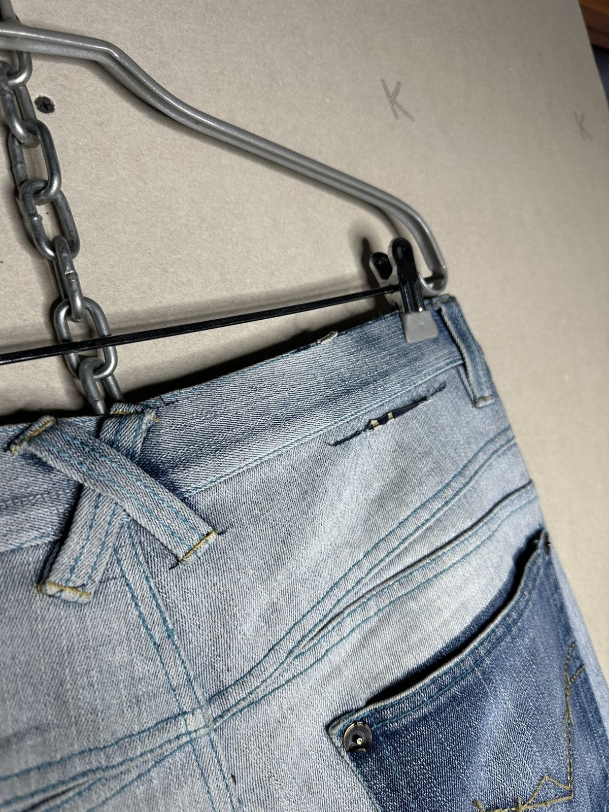 Vintage 32/32 Raw Blue Rap Hip Hop Jeans Punk Rarest Denim Pants Size US 32 / EU 48 - 15 Thumbnail