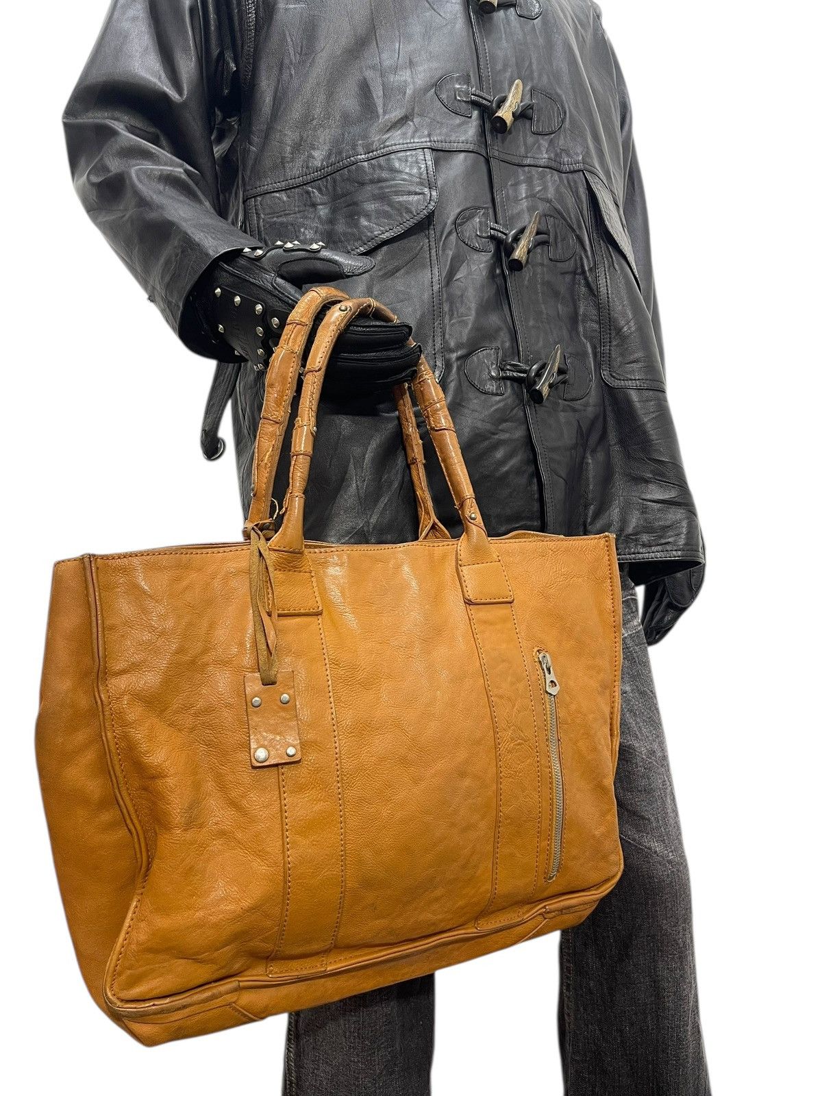 Leather Leather Patina Hergopoch Bag julius dior margiela amiri 9🟩 Size ONE SIZE - 4 Thumbnail
