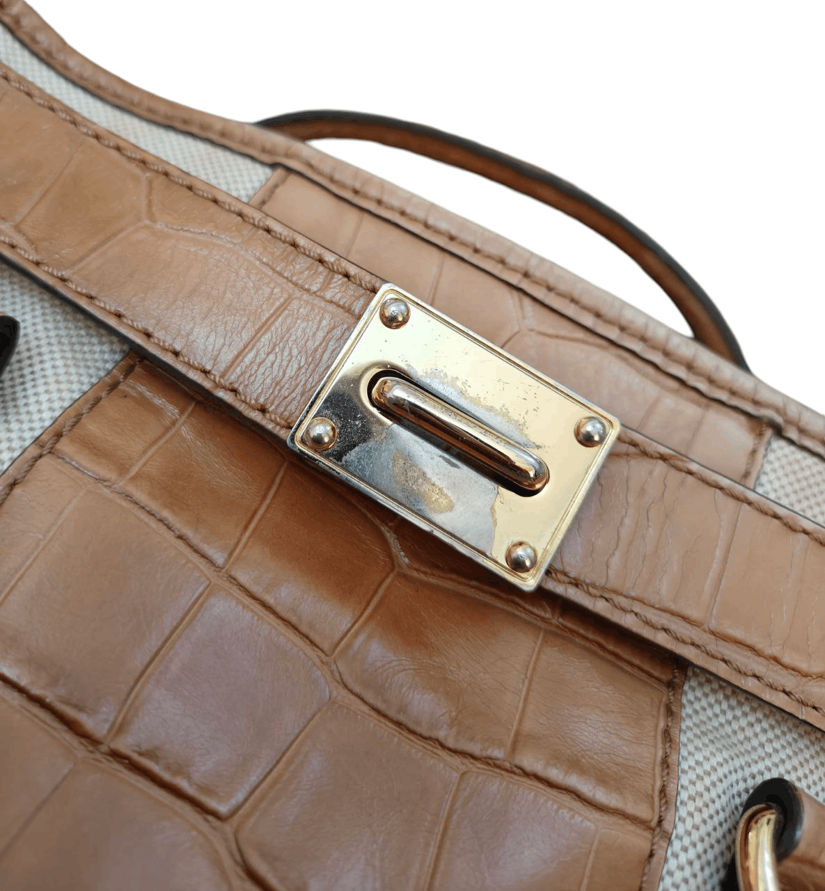 Michael Kors Michael Kors Hamilton Walnut Brown Leather Size ONE SIZE - 11 Thumbnail
