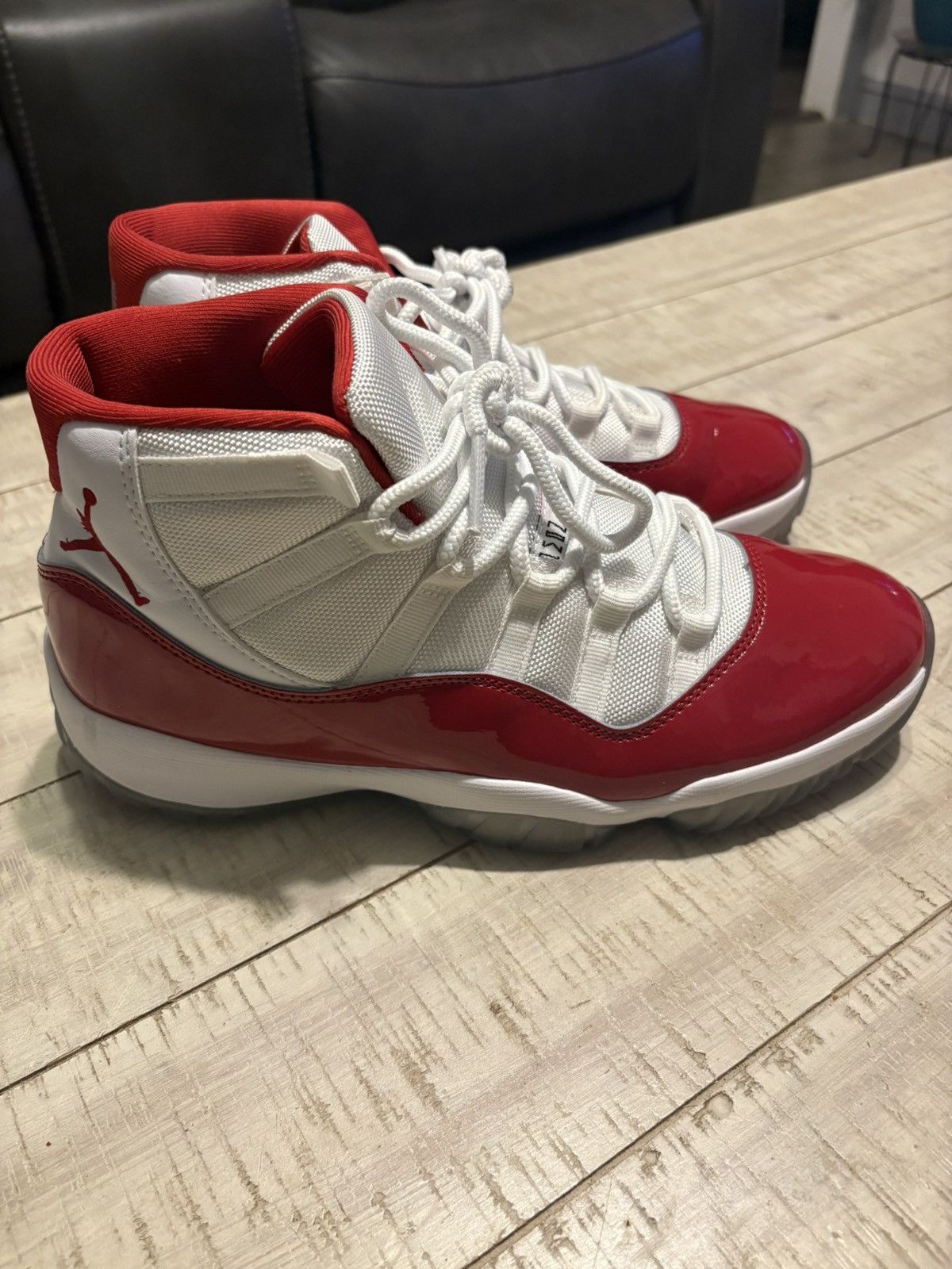 Jordan 11 “Cherry” pre owned but can barely tell. you can negotiate Air Jordan 4 Flight Club: Styles & Comparisons | TikTok main image 2