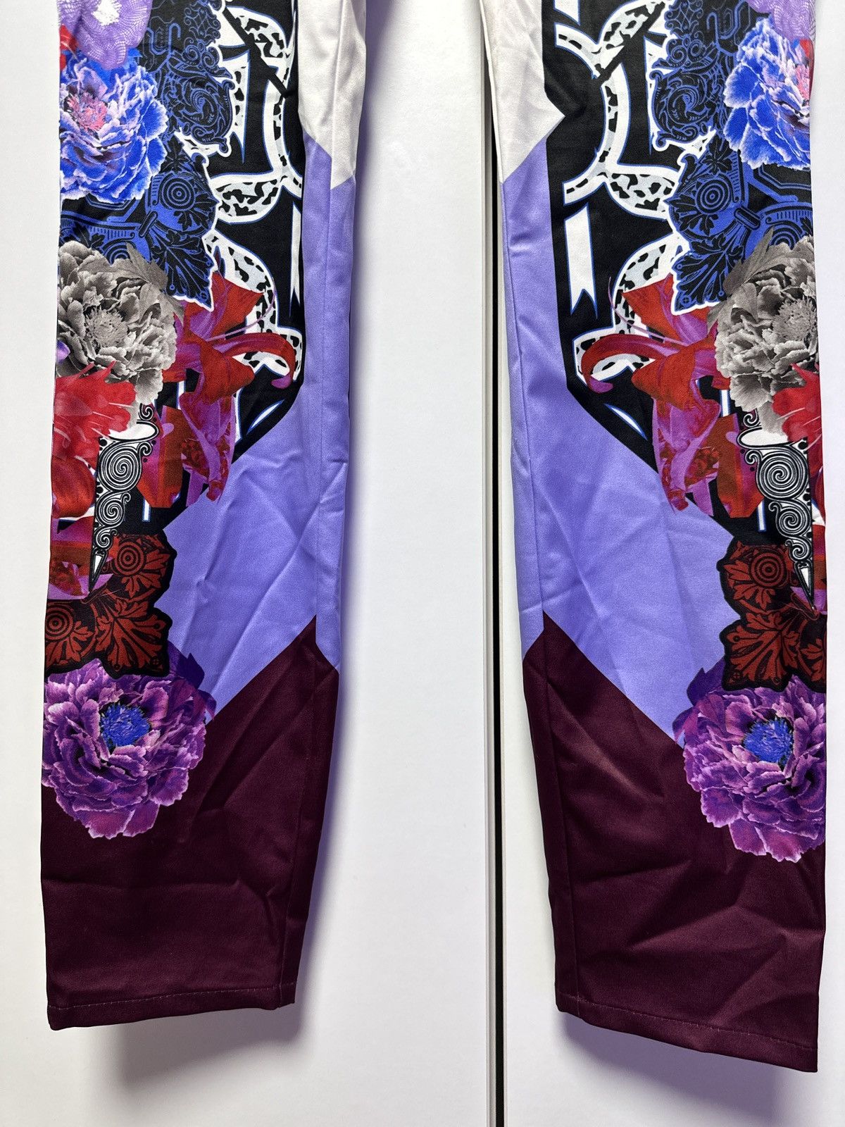 Versace Jeans Couture Versace Floral All Over Print Comfort Casual Pants Size 28" / US 6 / IT 42 - 3 Thumbnail