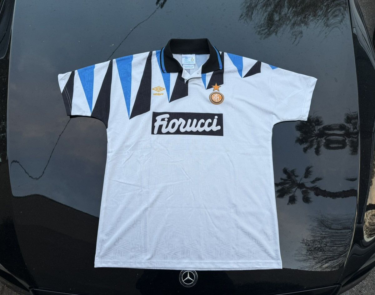 Umbro Inter Milan Vintage Soccer Jersey 1992/93 Away