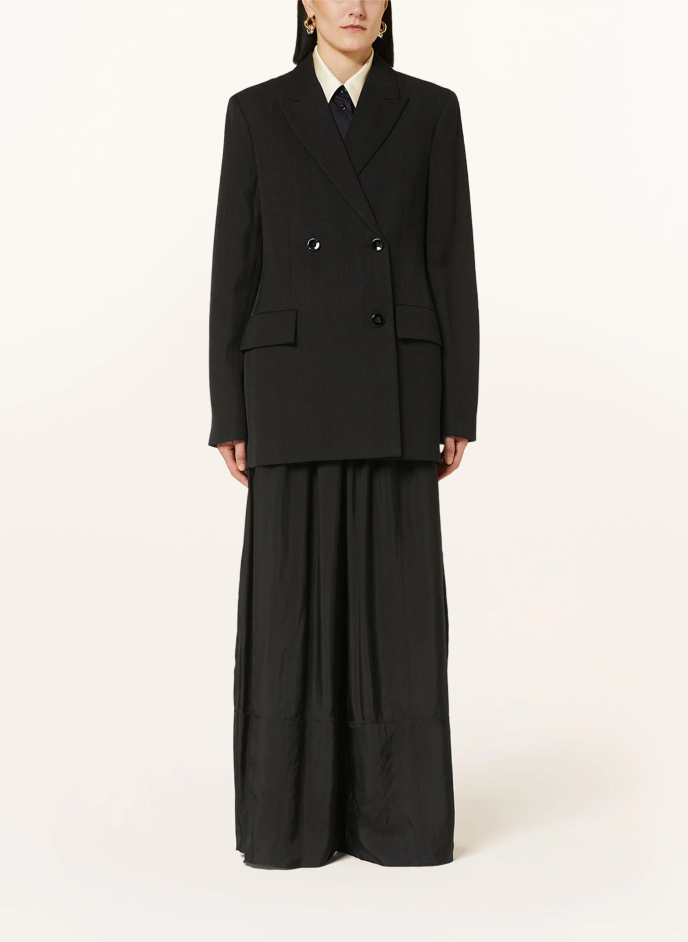 Jil Sander o1y0925 Blazer in Black Size XXS / US 00 / IT 34 - 2 Thumbnail