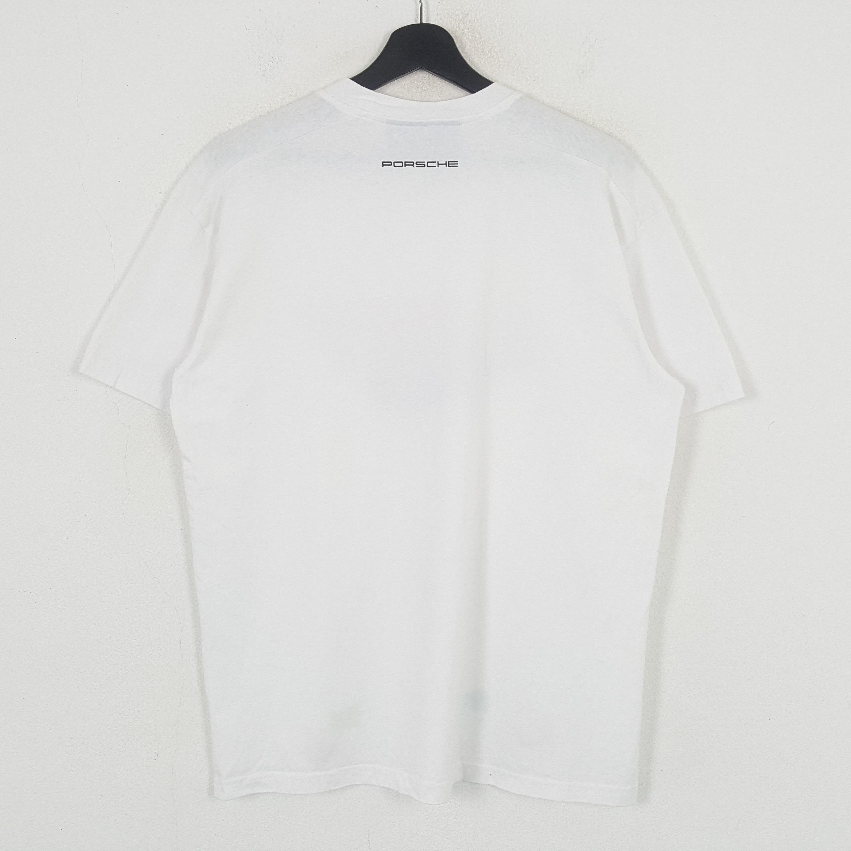 Porsche Design × Vintage PORCHE L'art Automobile Motorsports Tshirt C276N69 Size US L / EU 52-54 / 3 - 3 Thumbnail