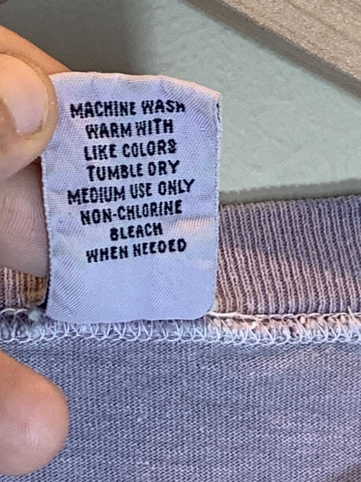 Vintage *RARE* Vintage INC Lilac Lavender Single Stitch Faded Shirt Size US L / EU 52-54 / 3 - 10 Thumbnail