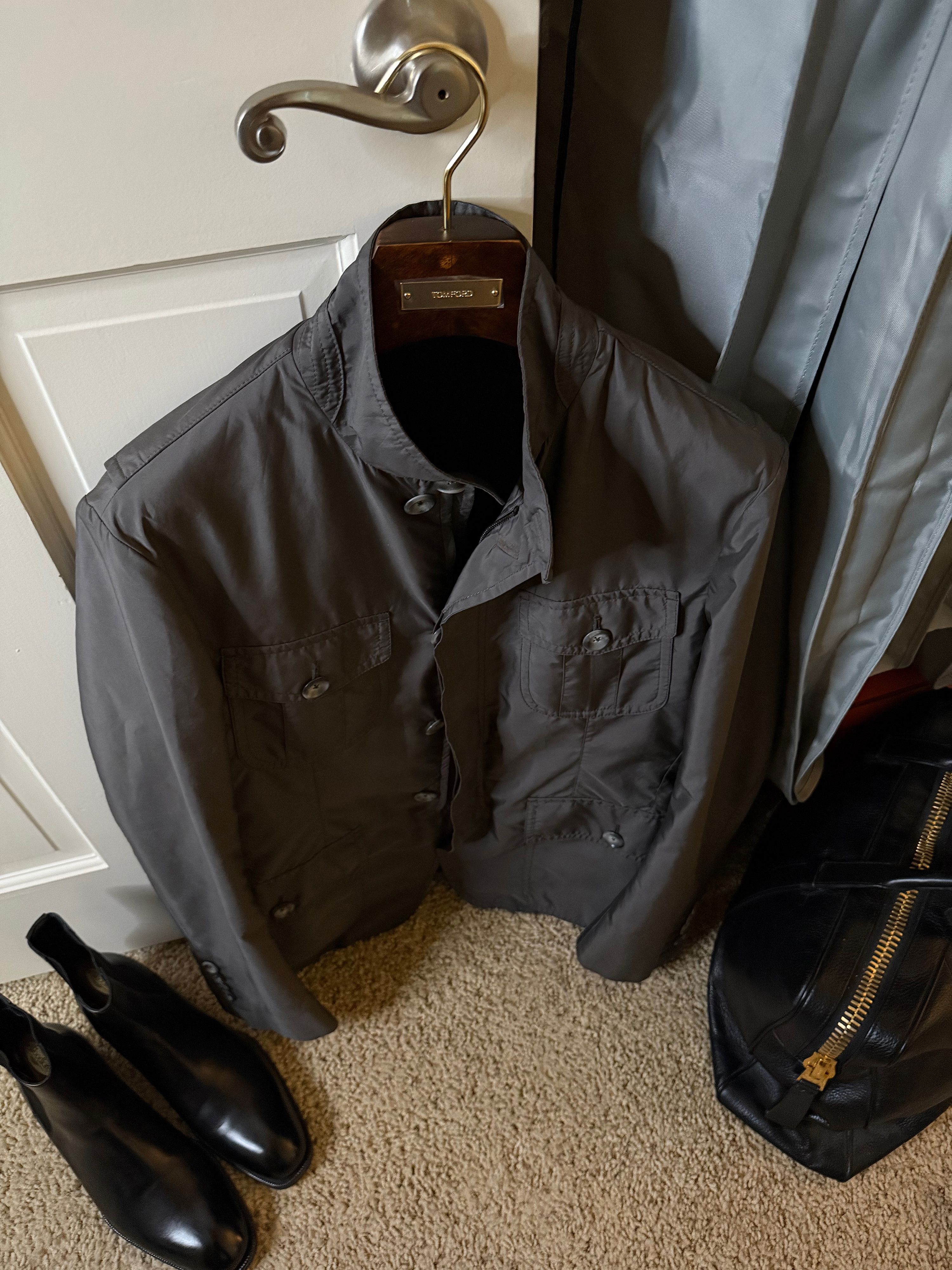 Tom Ford Effortless Cool Rare $4,200 w/tax New TOM FORD Field Jacket Size US M / EU 48-50 / 2 - 17 Thumbnail