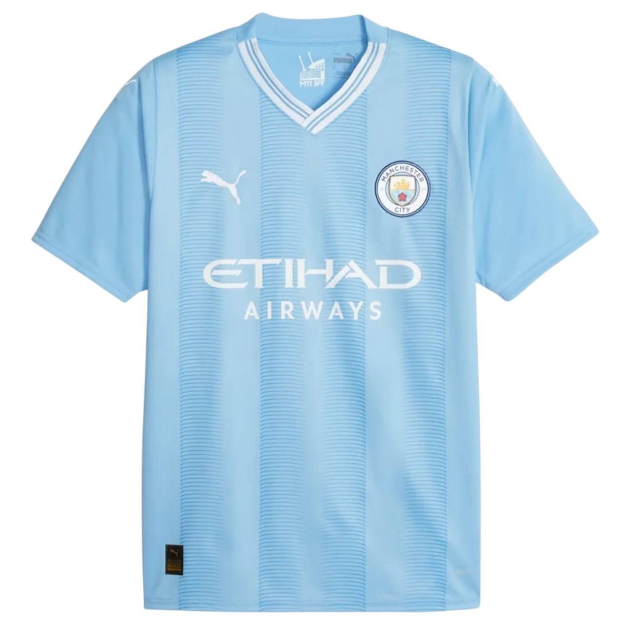 Puma 2023/24 MANCHESTER CITY HOME SOCCER JERSEY FOOTBALL SHIRT S Size US S / EU 44-46 / 1 - 1 Thumbnail