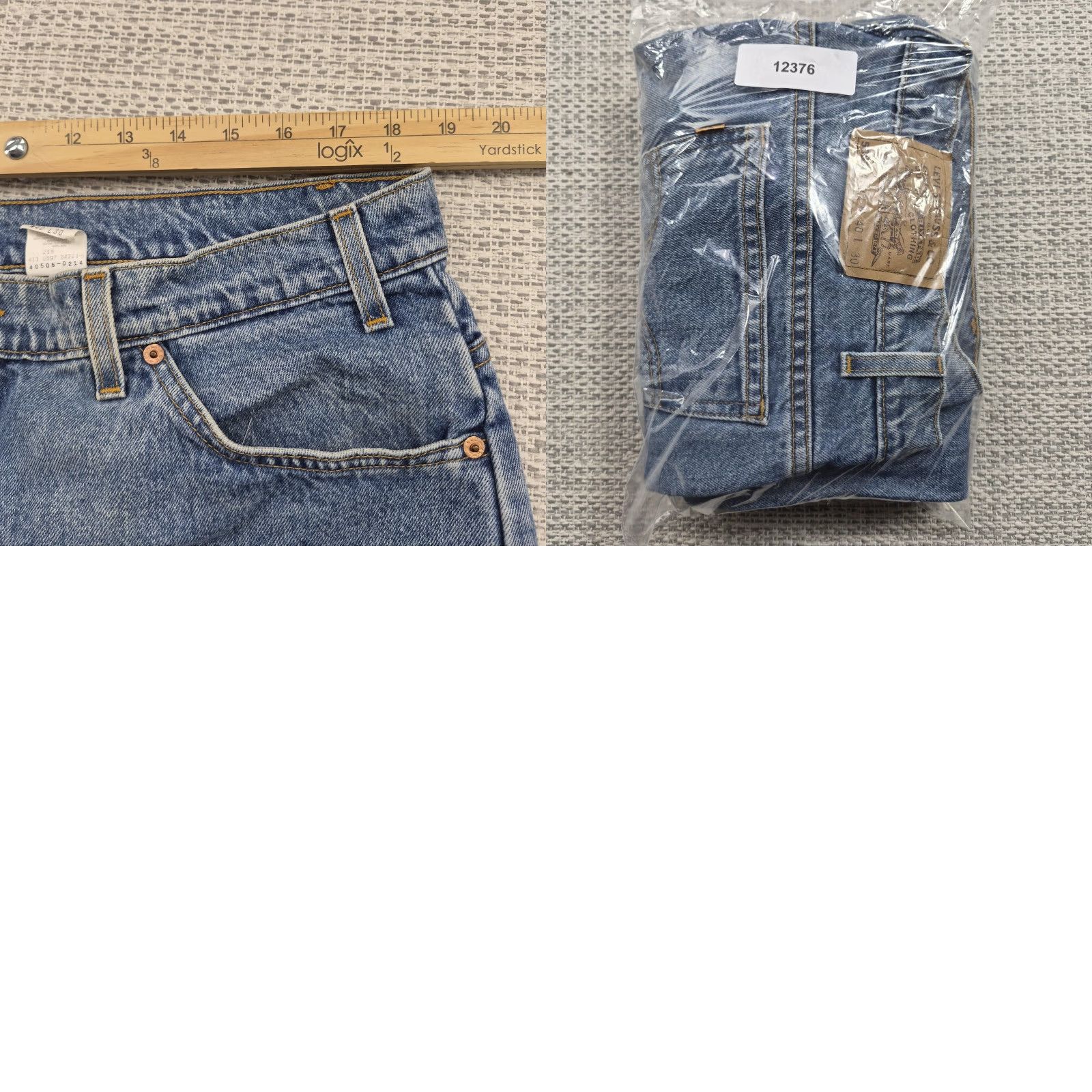 Levi's VINTAGE Levi's Jeans 505 Men's 40x30 Blue Regular Fit Straight Leg Denim Orange Tab Size US 40 / EU 56 - 9 Thumbnail
