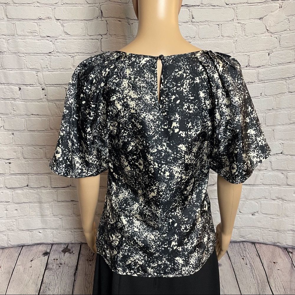 Other PIED A TERRE Cape Sleeve Top 100% Silk Size 8 Size M / US 6-8 / IT 42-44 - 4 Thumbnail
