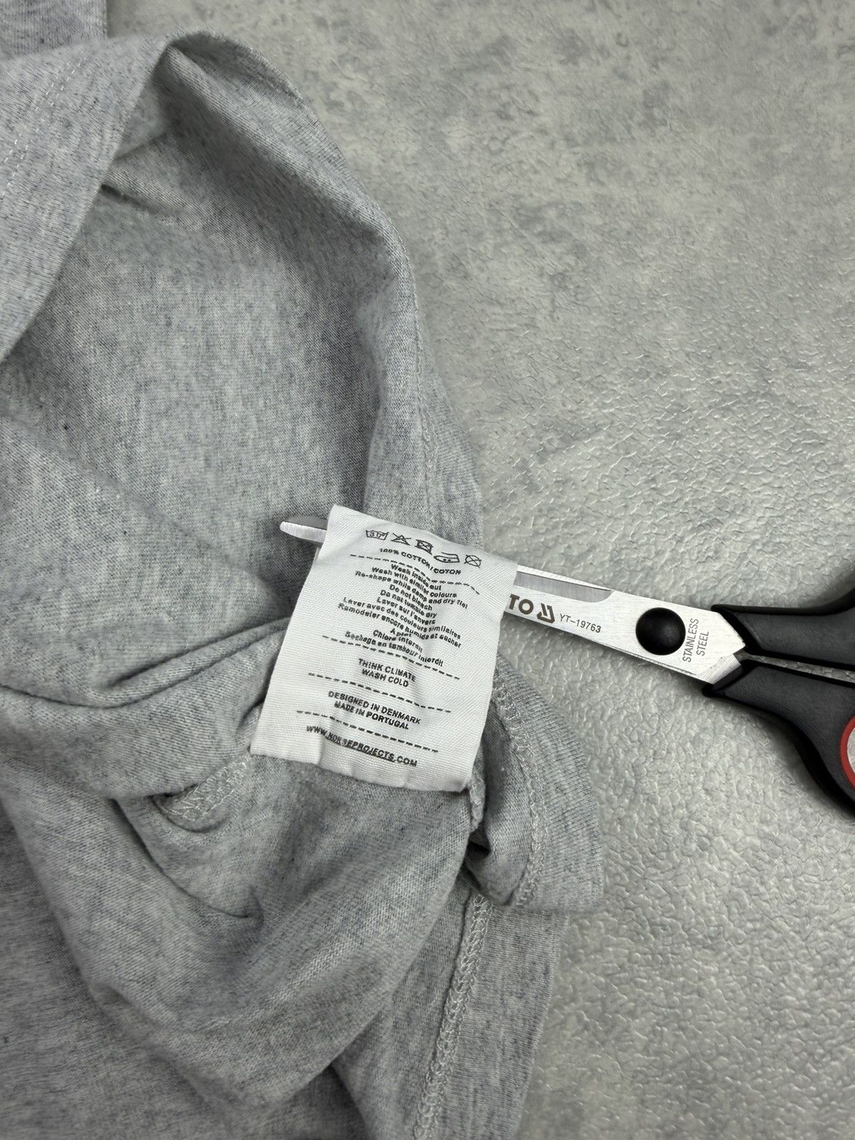 Norse Projects Norse Projects Niels Ivy Wave Logo Tee Grey Size S Size US S / EU 44-46 / 1 - 7 Thumbnail