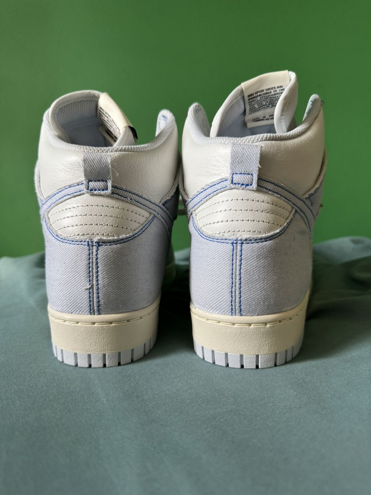 Nike Nike Dunk High 1985 Blue Denim 2022 Size US 11.5 / EU 44-45 - 3 Thumbnail