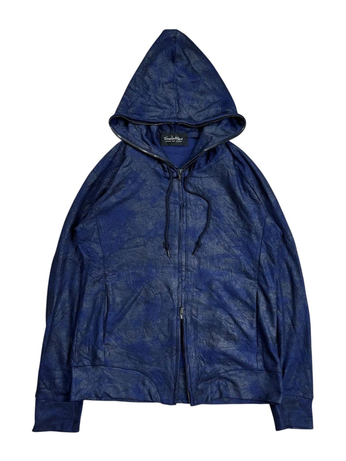 Tornado Mart 2000s Tornado Mart- GIMP Waxed Zip Hoodie Size US M / EU 48-50 / 2 - 1 Thumbnail