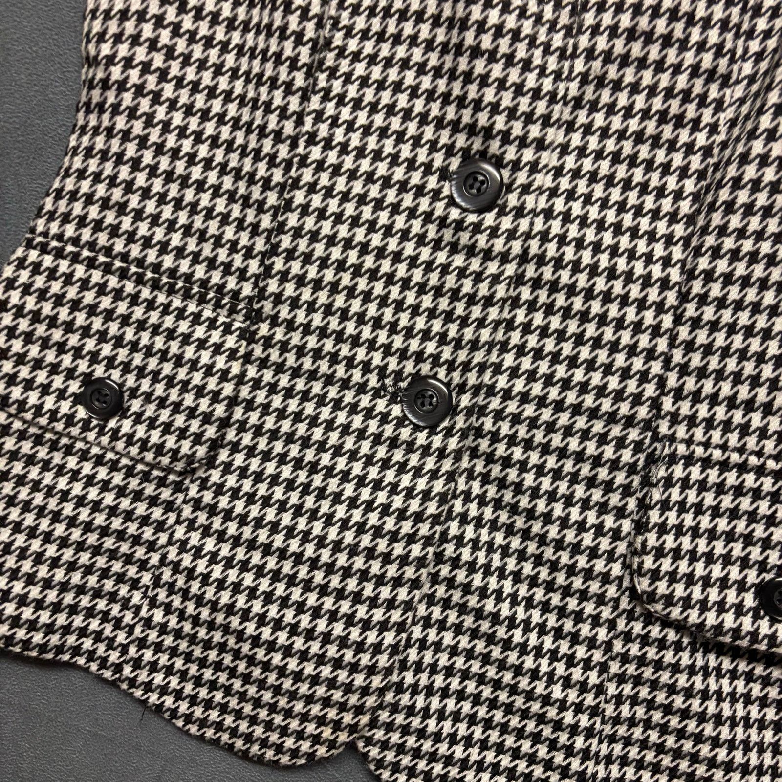Other Vintage Melissa Lawrence Houndstooth Pantsuit Vest Set Size M / US 6-8 / IT 42-44 - 12 Thumbnail