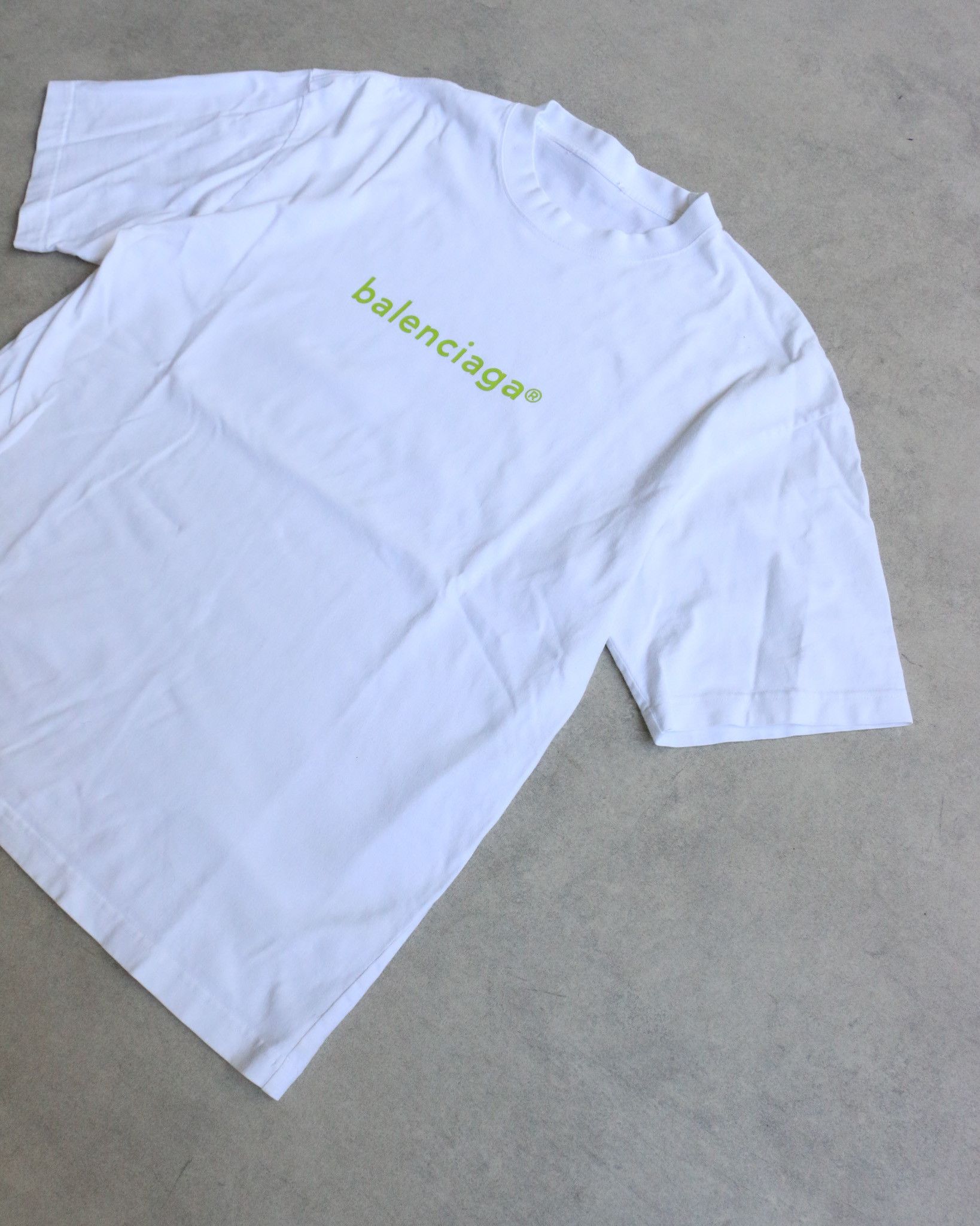 Balenciaga Balenciaga Internet Logo Tee White Size US S / EU 44-46 / 1 - 2 Thumbnail
