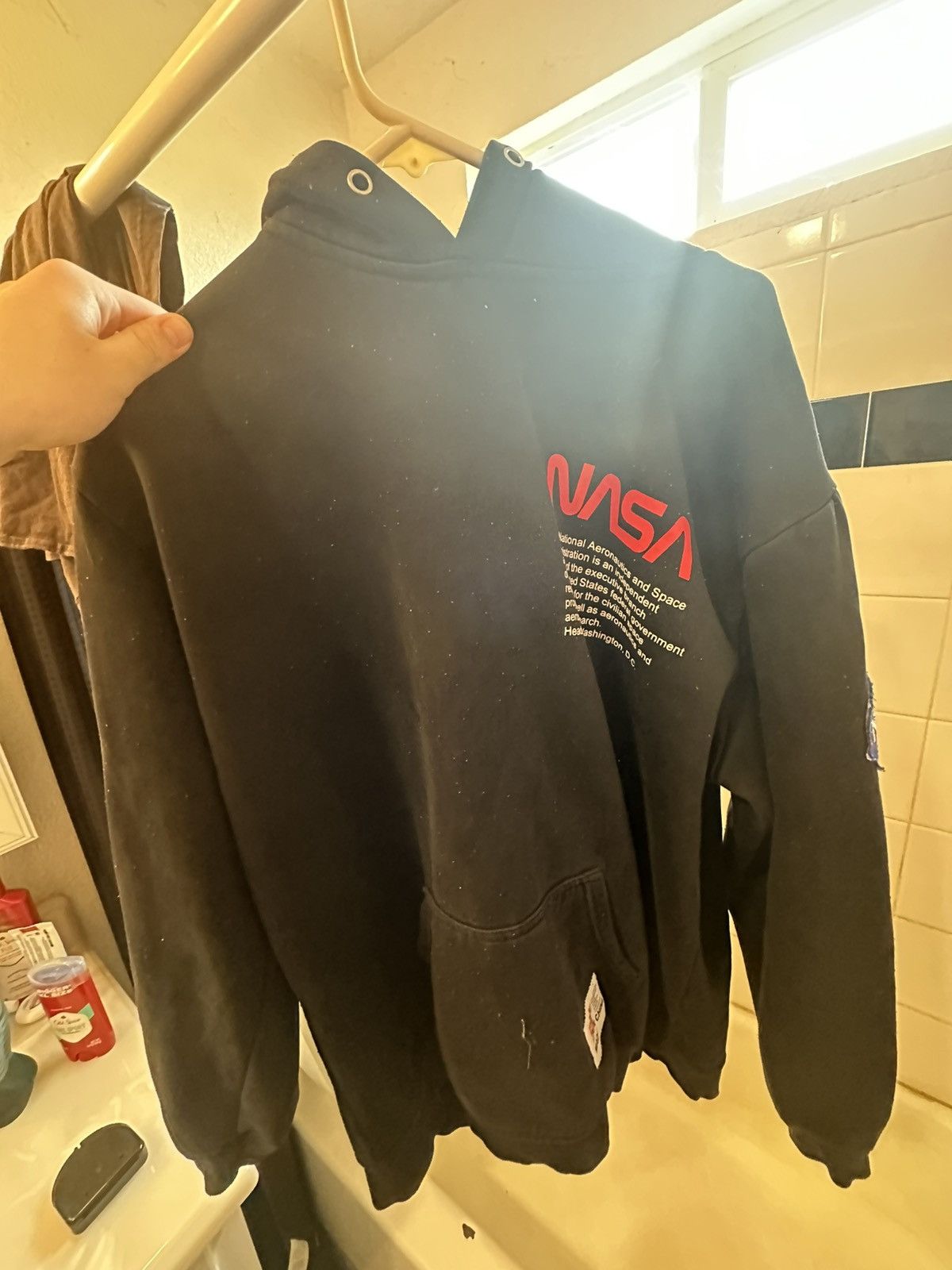 Japanese Brand NASA Hoodie Size US L / EU 52-54 / 3 - 1 Thumbnail