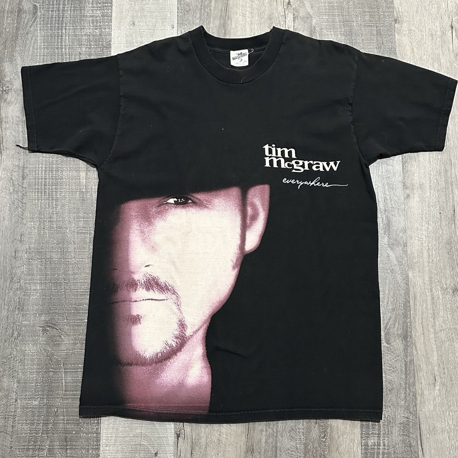 American Apparel VTG Tim McGraw Official Shirt Size X-Large Johnny Cash Garth Size US XL / EU 56 / 4 - 1 Thumbnail