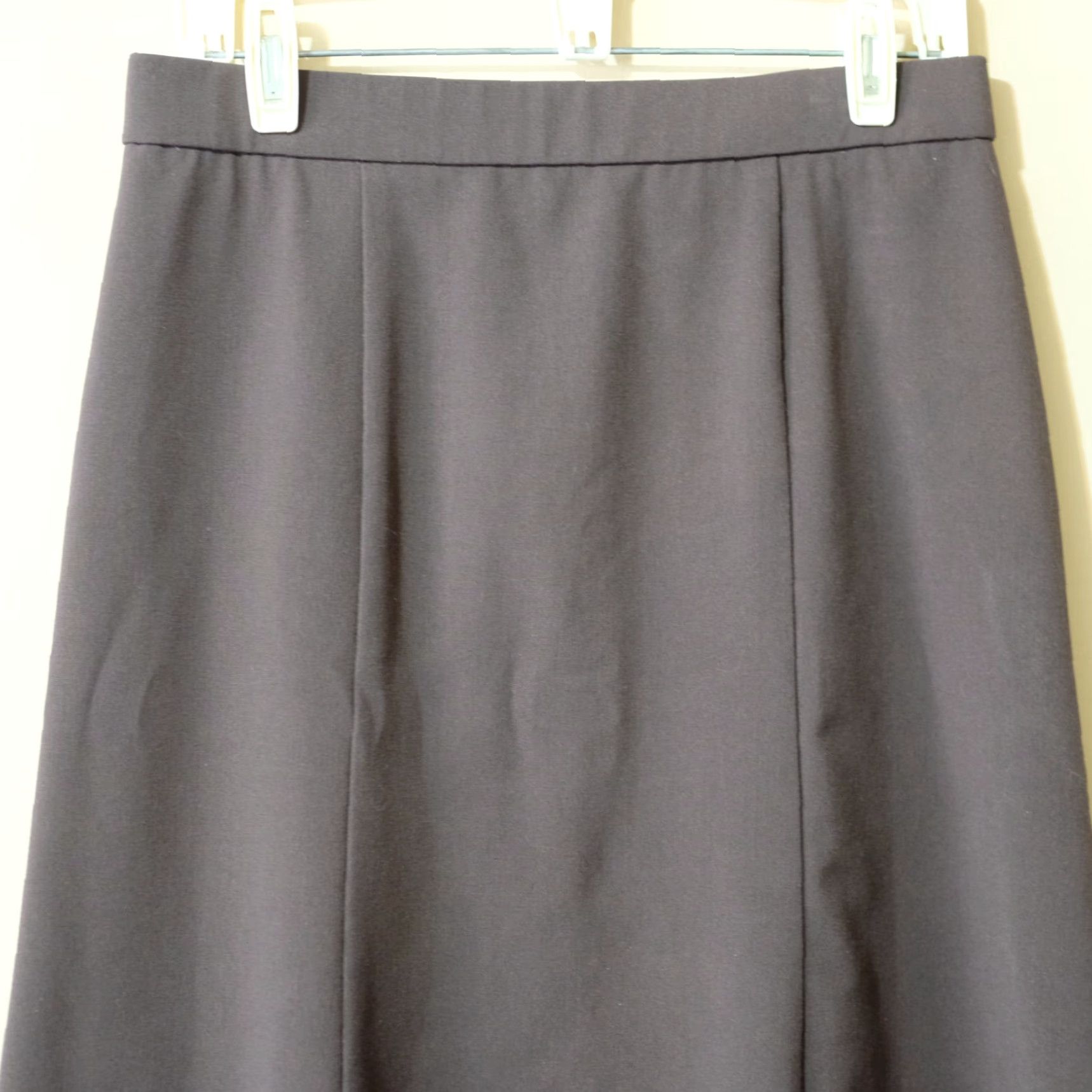 Vintage Counterparts Brown A-Line Skirt Size 10 Career Poly/Rayon/Spandex #p43-34 Skirt Women Regular Knee Length Brown 10 Womens Size 32" / US 10 / IT 46 - 2 Thumbnail
