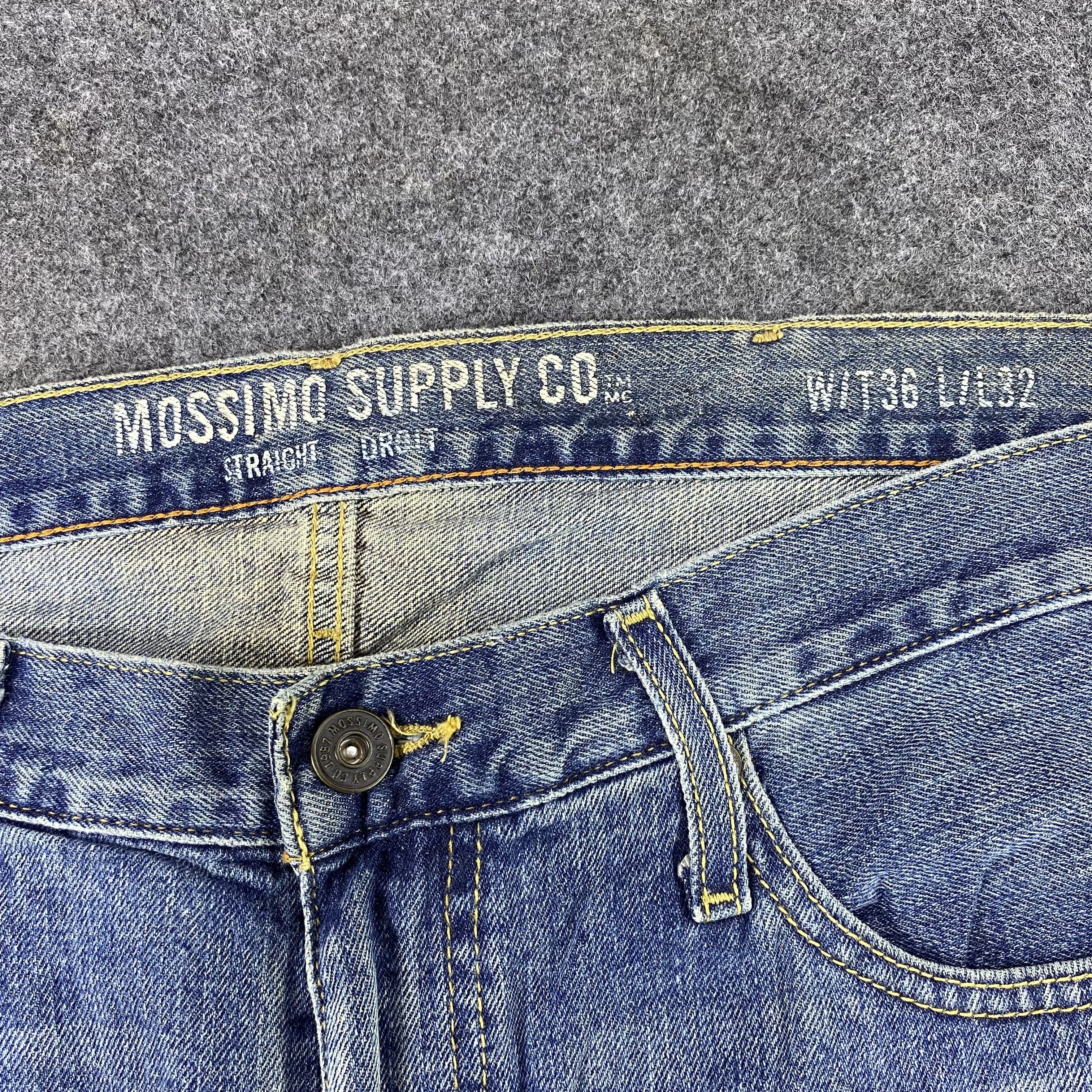 Jean × Mossimo × Vintage Vintage Mossimo Supply Straight Droit Blue Wash Jeans-J1147 Size US 39 - 7 Thumbnail