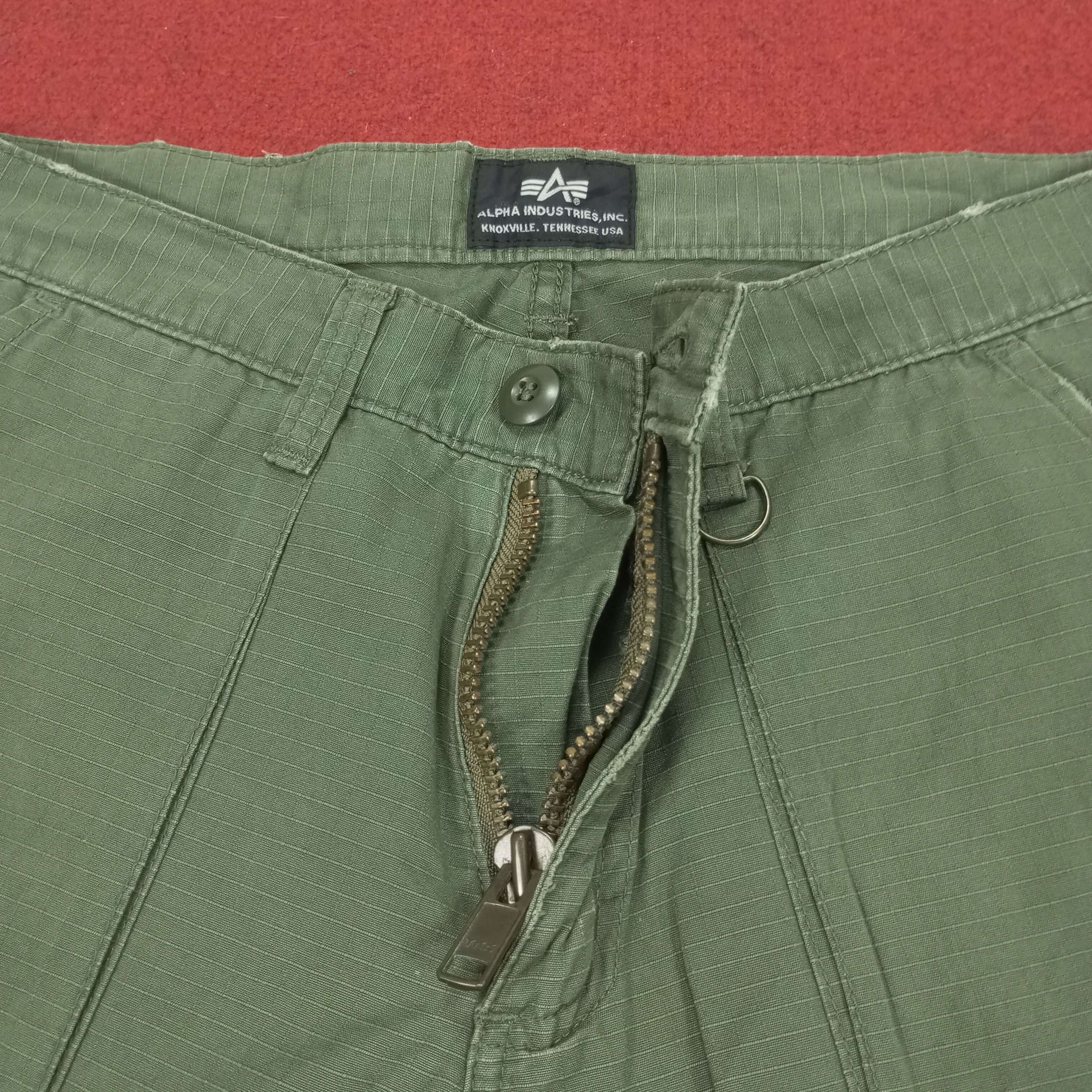 Alpha Industries × Vintage Alpha Industries Cargo Pocket Style Pants Size US 31 - 13 Thumbnail