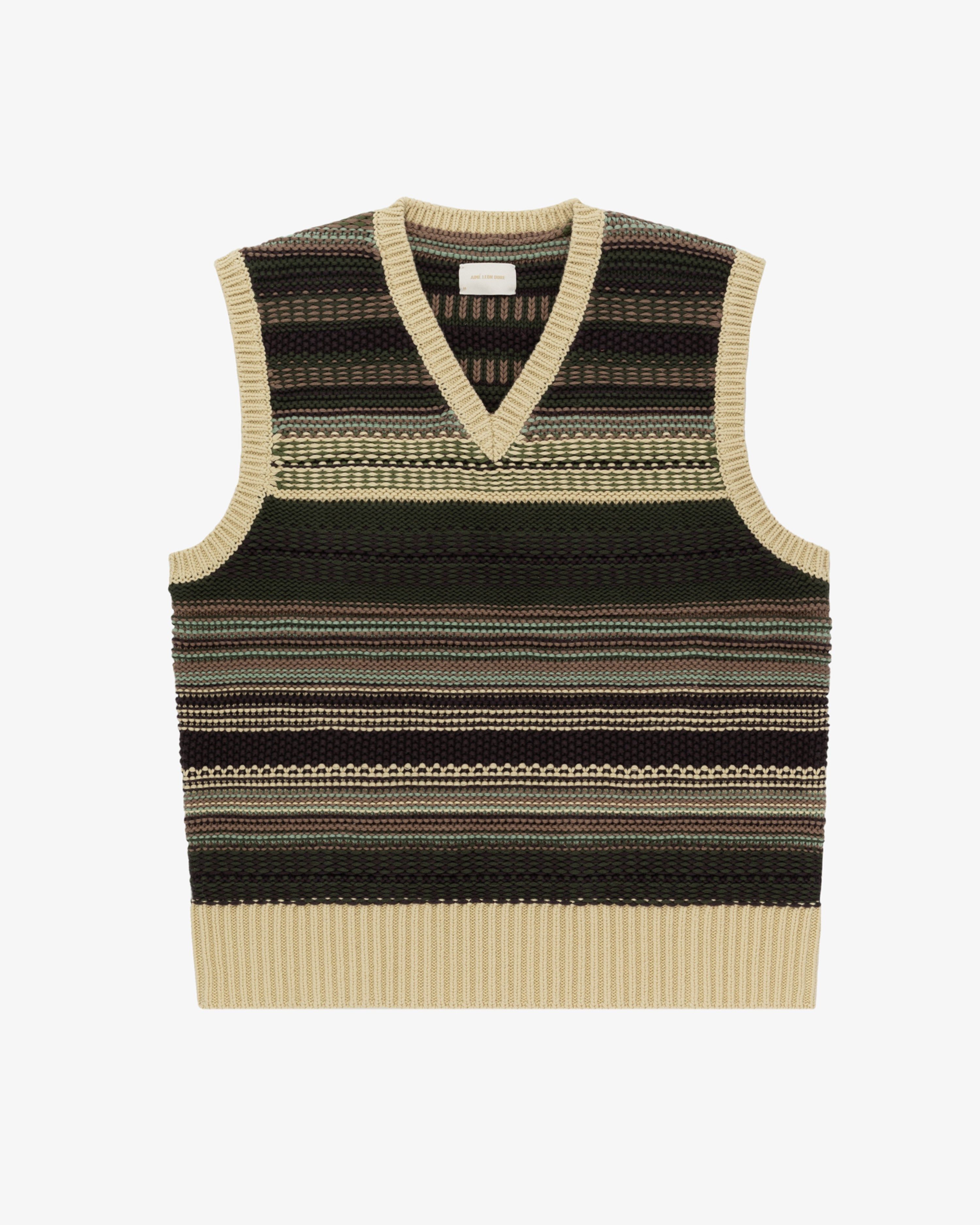 Aime Leon Dore Checkered V-Neck Vest | Grailed