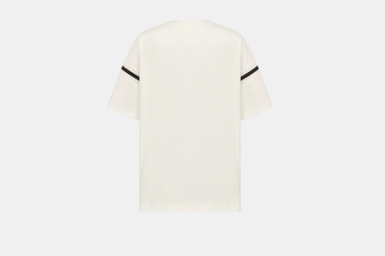 Dior o1w1db10525 413J64 Oversized T-Shirt in White Size US L / EU 52-54 / 3 - 2 Thumbnail