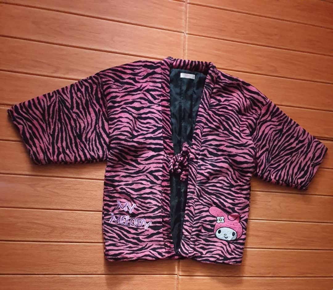 Japanese Brand My Melody tiger stripe black pink Jacket Size US L / EU 52-54 / 3 - 5 Thumbnail