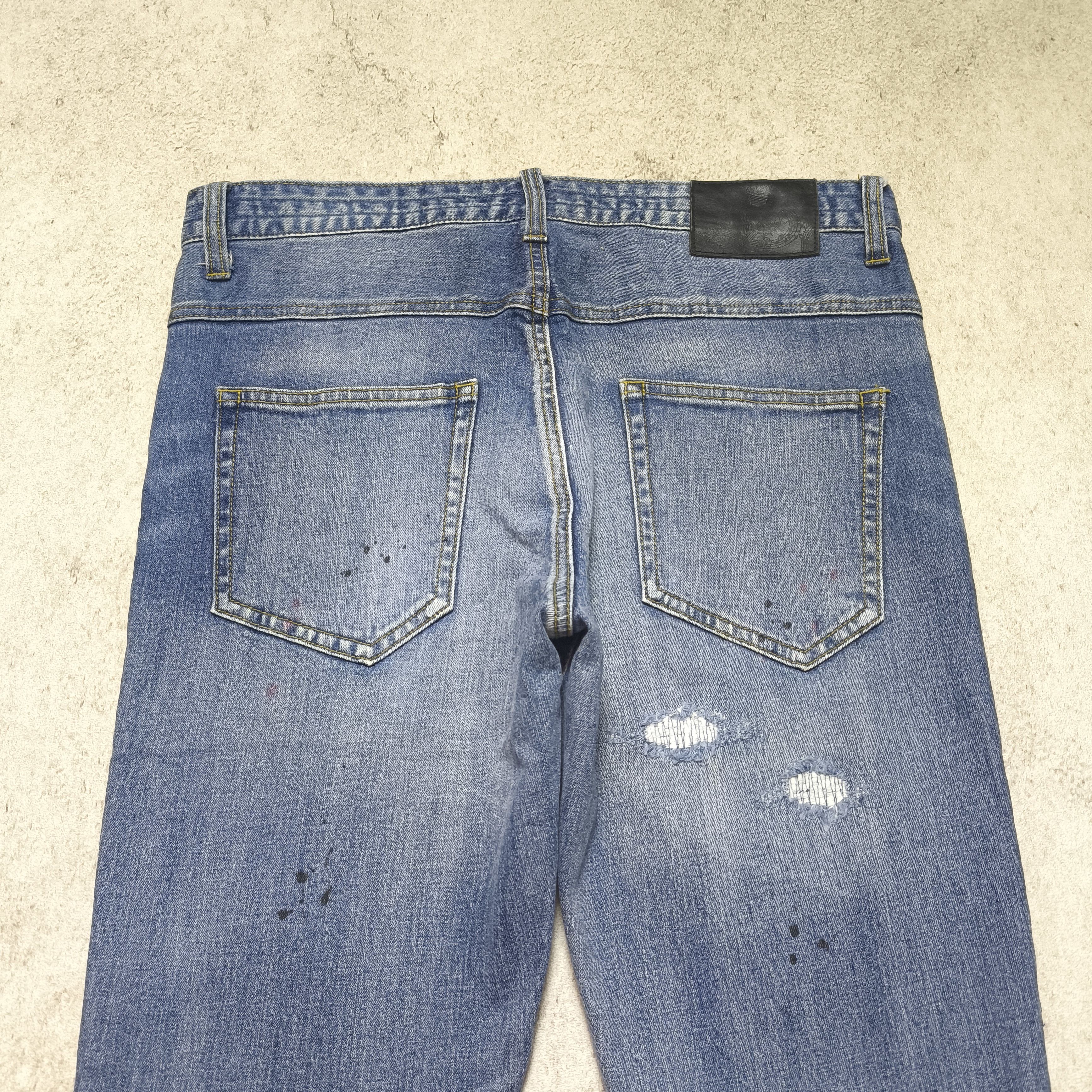 Number (N)ine Number Nine x Loveless Guild Prime Denim Pants Size US 30 / EU 46 - 13 Thumbnail
