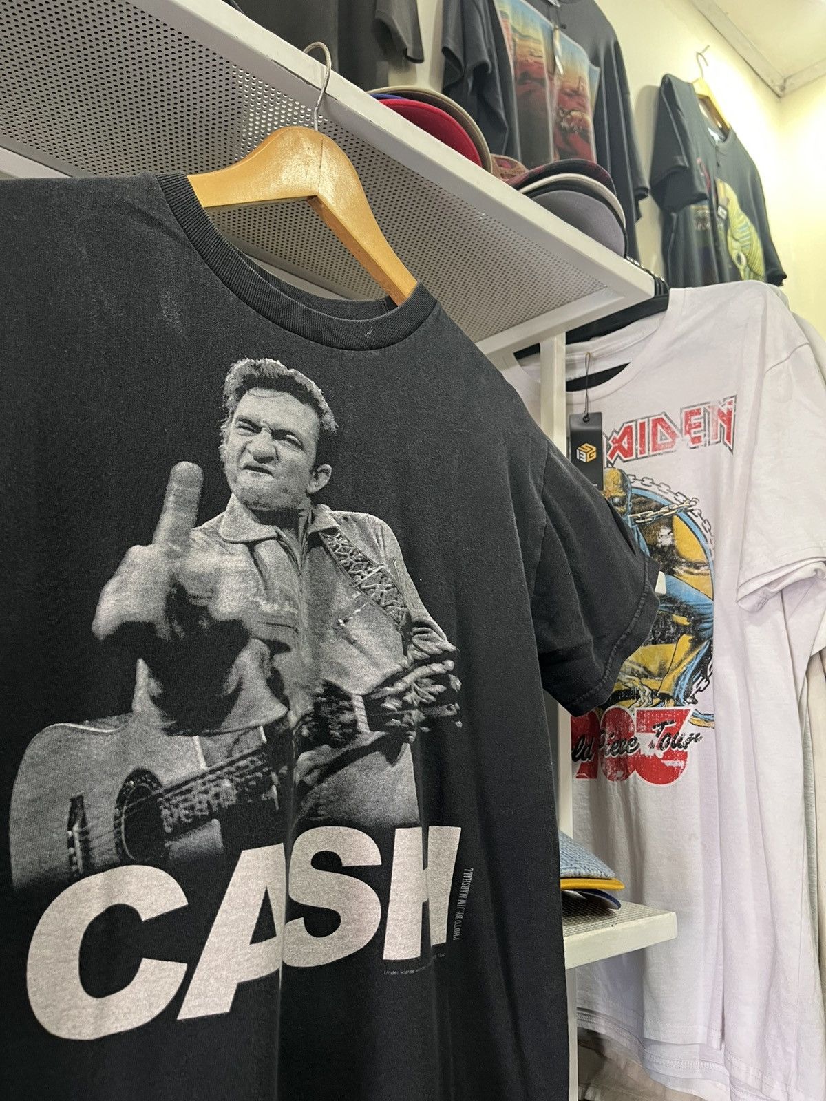 Band Tees Mens Small Jim Marshall Clothing - Johnny Cash T-shirt Size US M / EU 48-50 / 2 - 2 Thumbnail