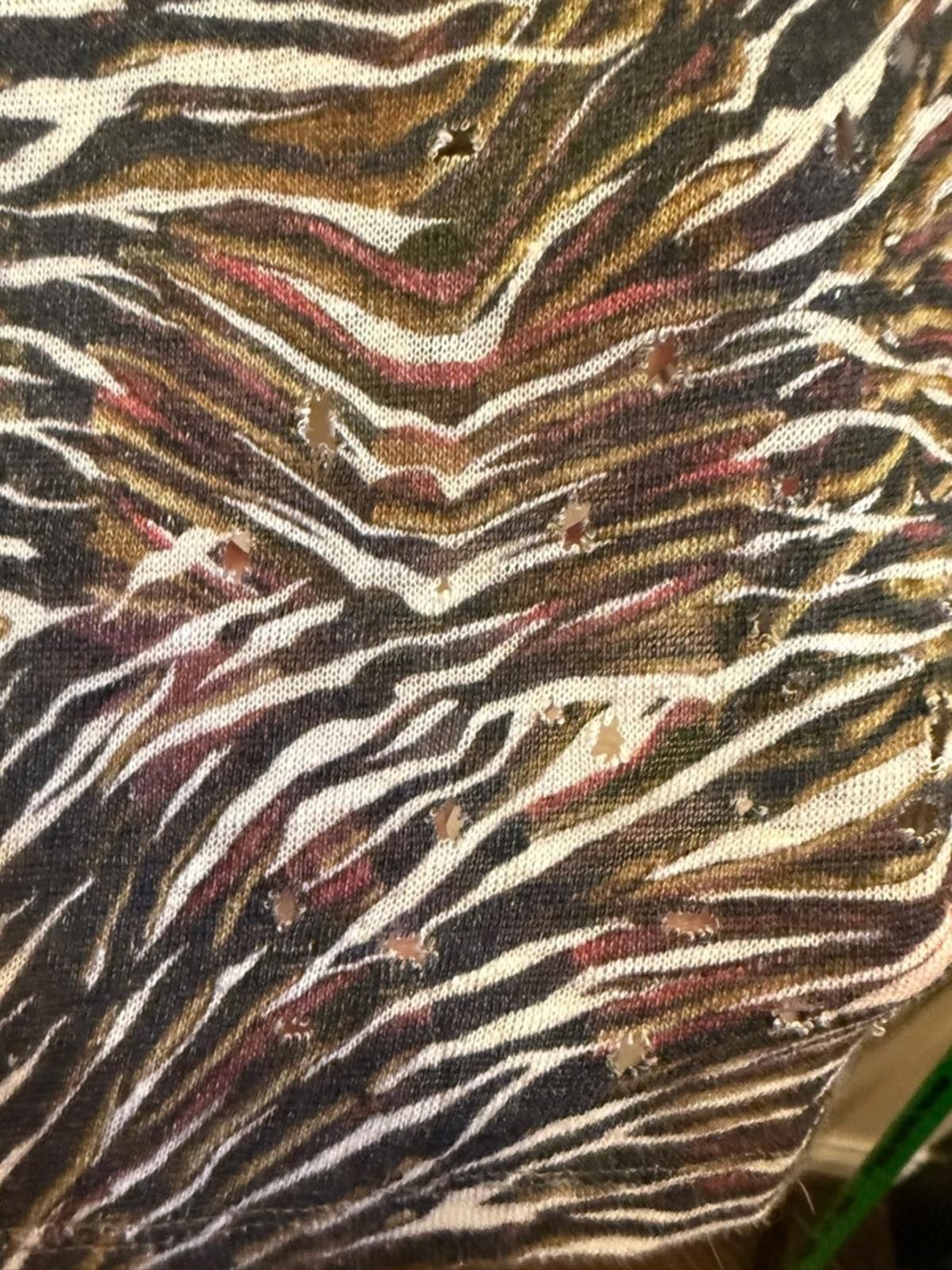Iro IRO Jeans Linen Distressed Animal Print Tee in Shay sz XS Size XS / US 0-2 / IT 36-38 - 3 Thumbnail