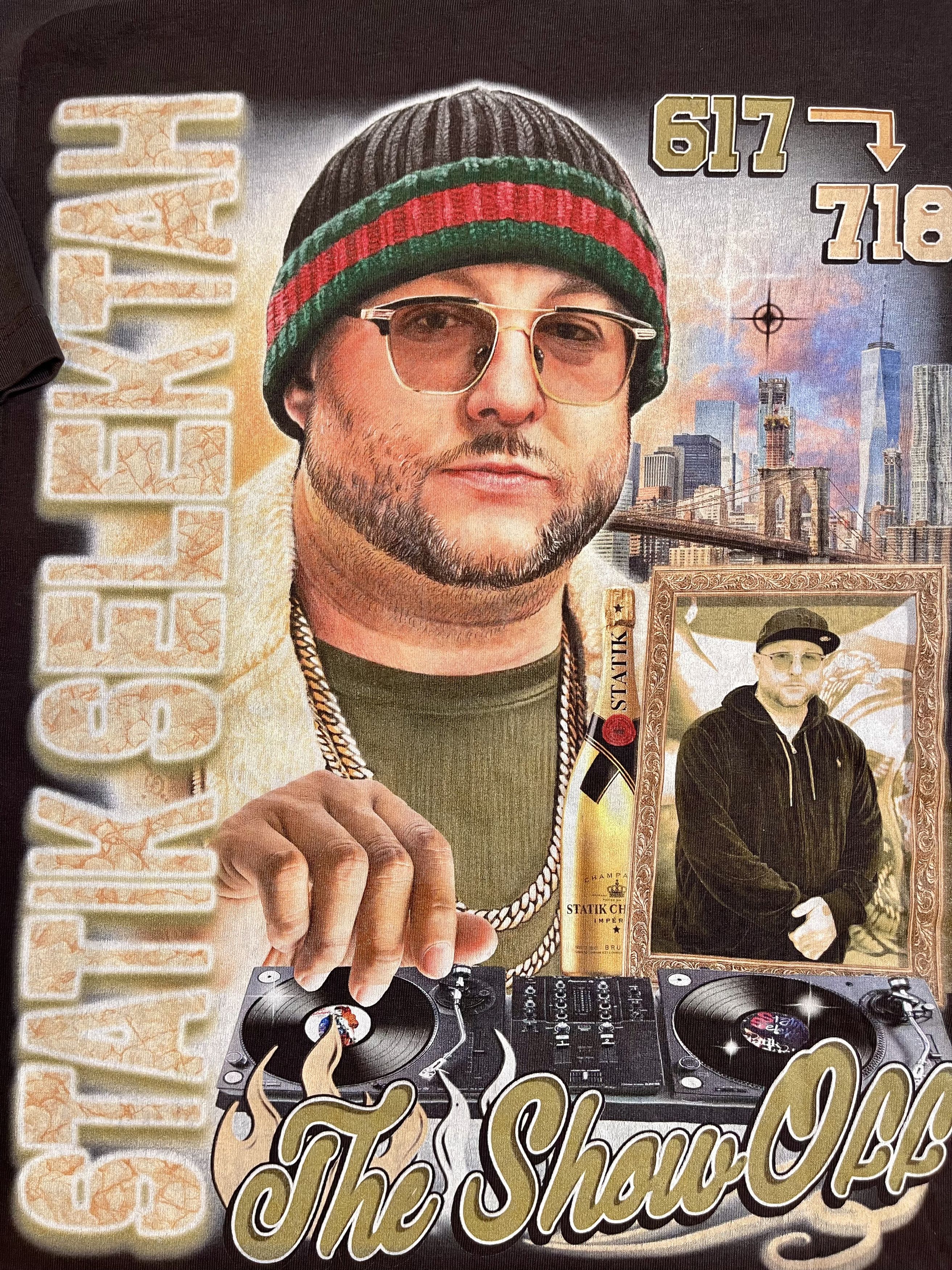 Band Tees × Rap Tees Grace Court Statik Selektah 90's Hip Hop Rap T-Shirt Size US XL / EU 56 / 4 - 5 Thumbnail